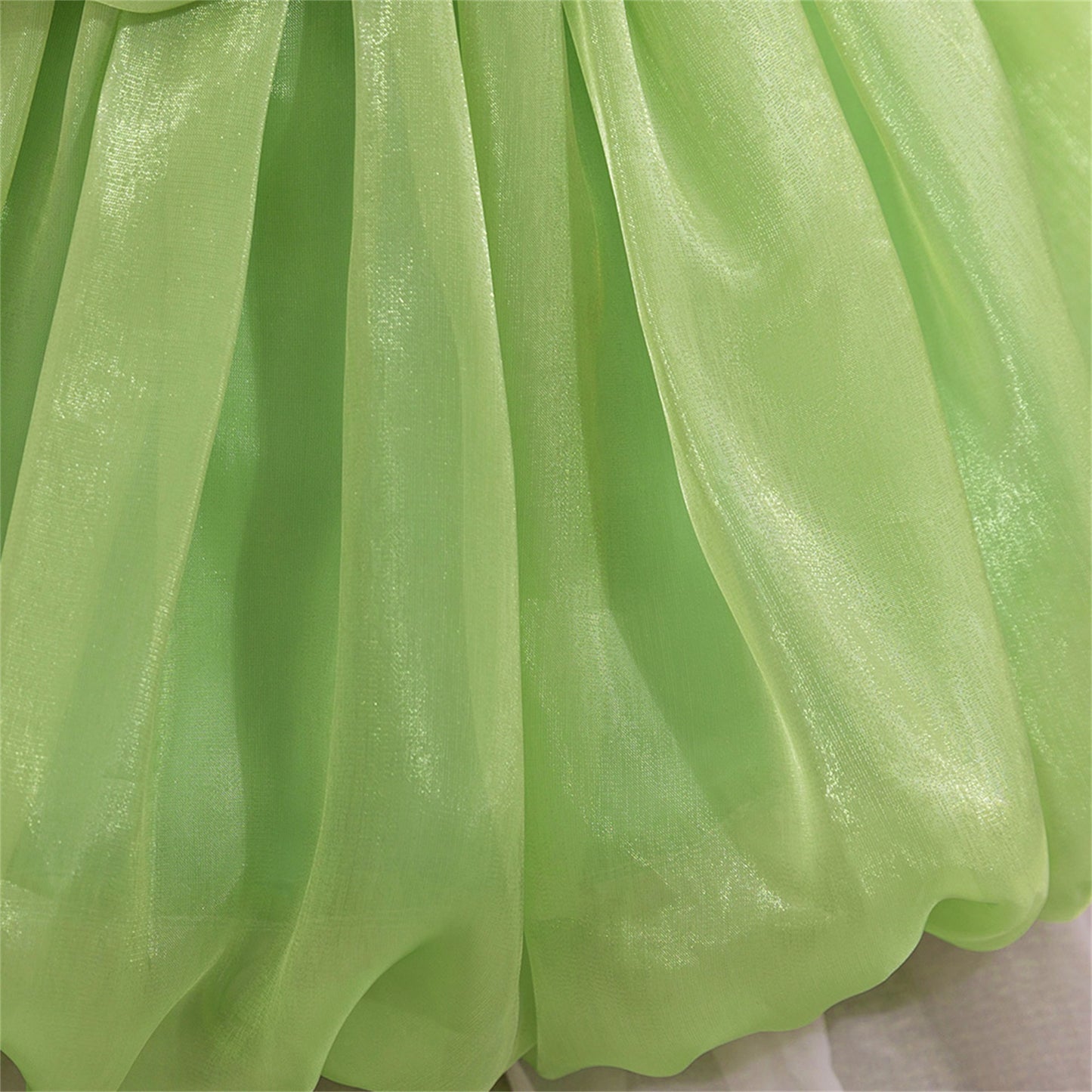 Cute Off-Shoulder Puffy Organza Princess Dress | Party & Flower Girl Gown for Girls