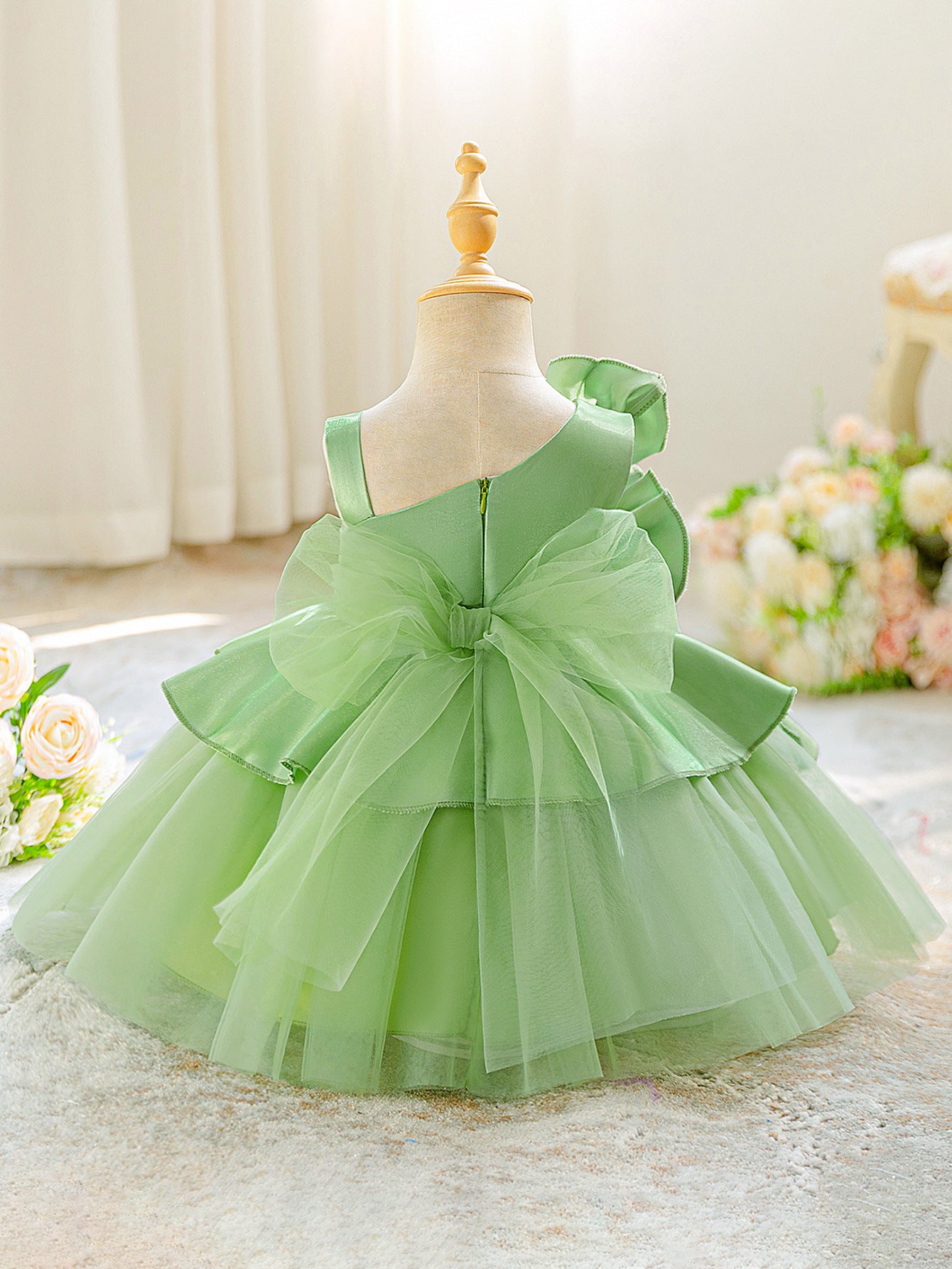 Off Shoulder Puffy Princess Dress | Ball Gown Party Dress for Girls
