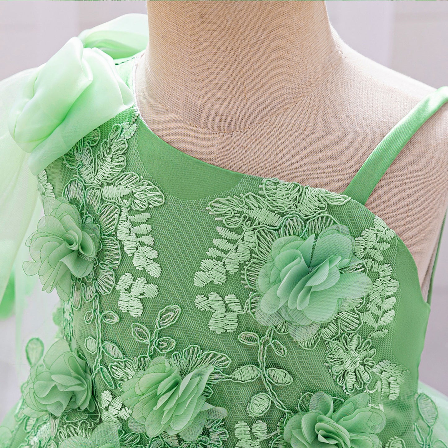 Off Shoulder Puffy Tulle Ball Gown Dress for Girls (Ages 9 Months - 4 Years)