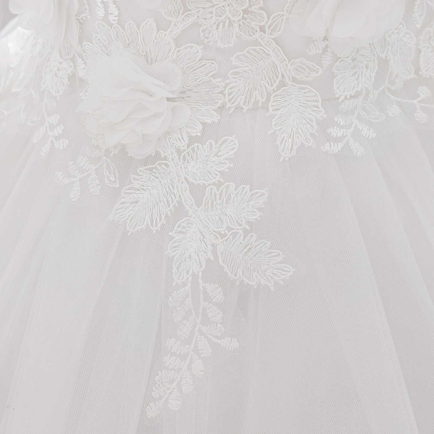 Off Shoulder Puffy Tulle Ball Gown Dress for Girls (Ages 9 Months - 4 Years)