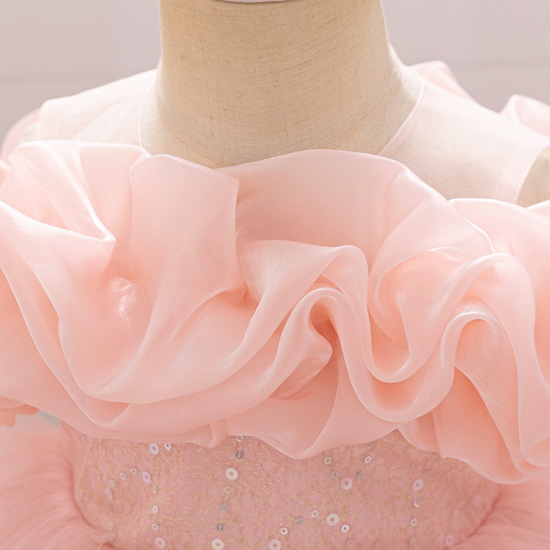 Frocklet Cute Off-Shoulder Puffy Tulle Dress for Girls | Princess Party & Flower Girl Gown 13