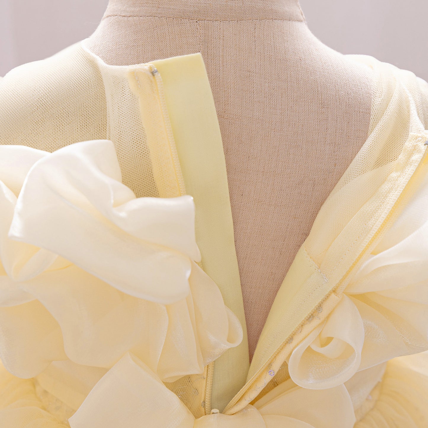 Cute Off-Shoulder Puffy Tulle Dress for Girls | Princess Party & Flower Girl Gown