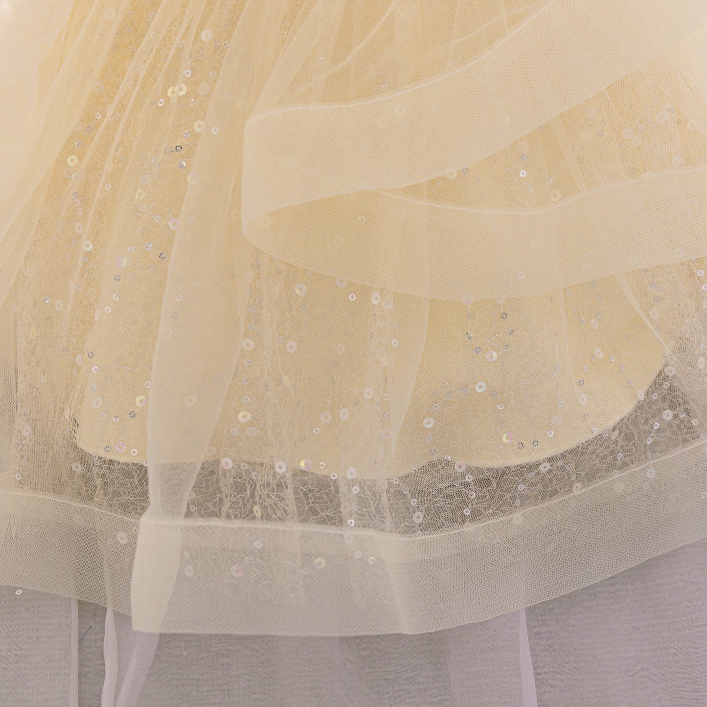 Cute Off-Shoulder Puffy Tulle Dress for Girls | Princess Party & Flower Girl Gown