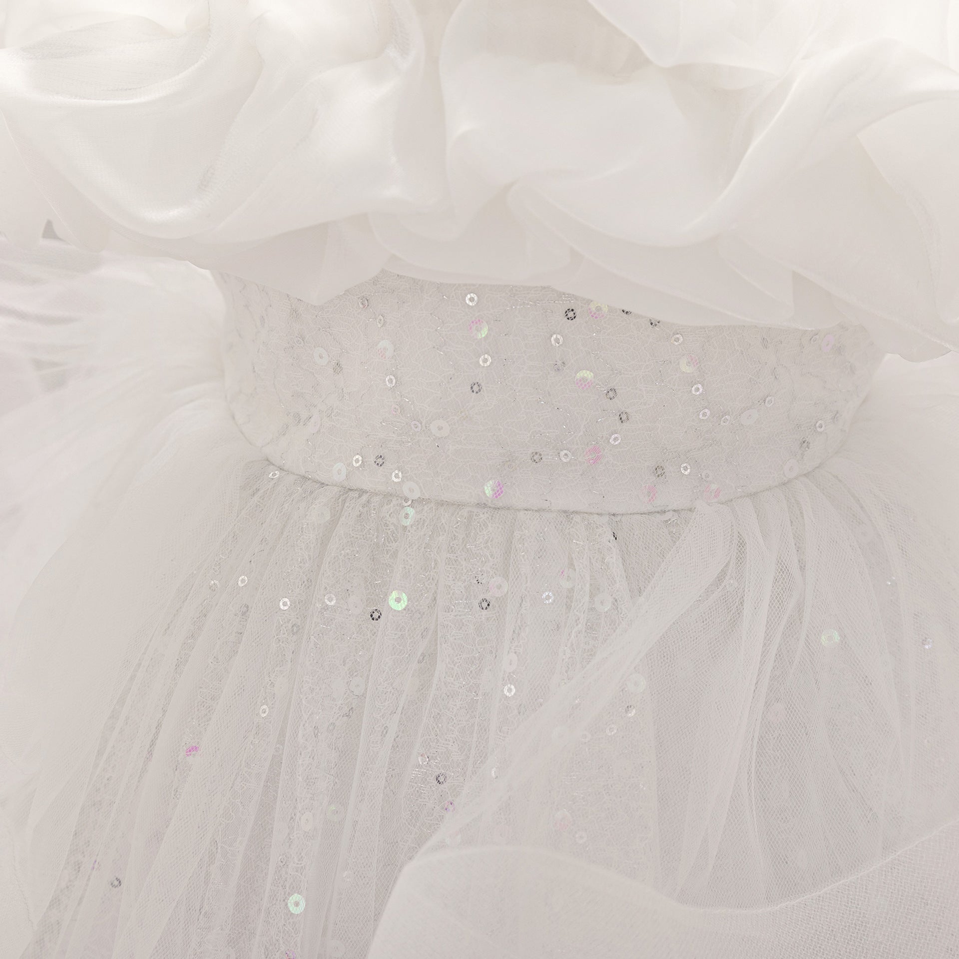Frocklet Cute Off-Shoulder Puffy Tulle Dress for Girls | Princess Party & Flower Girl Gown 30