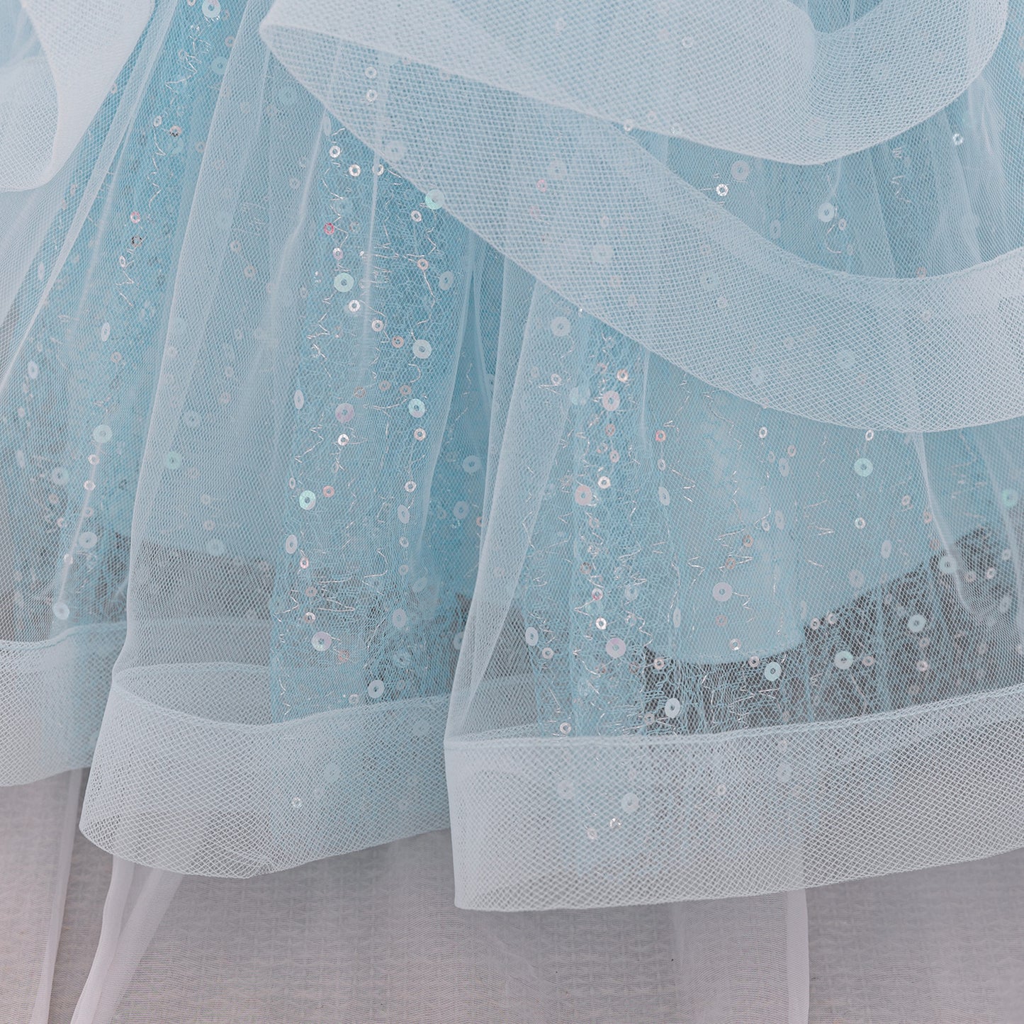Cute Off-Shoulder Puffy Tulle Dress for Girls | Princess Party & Flower Girl Gown