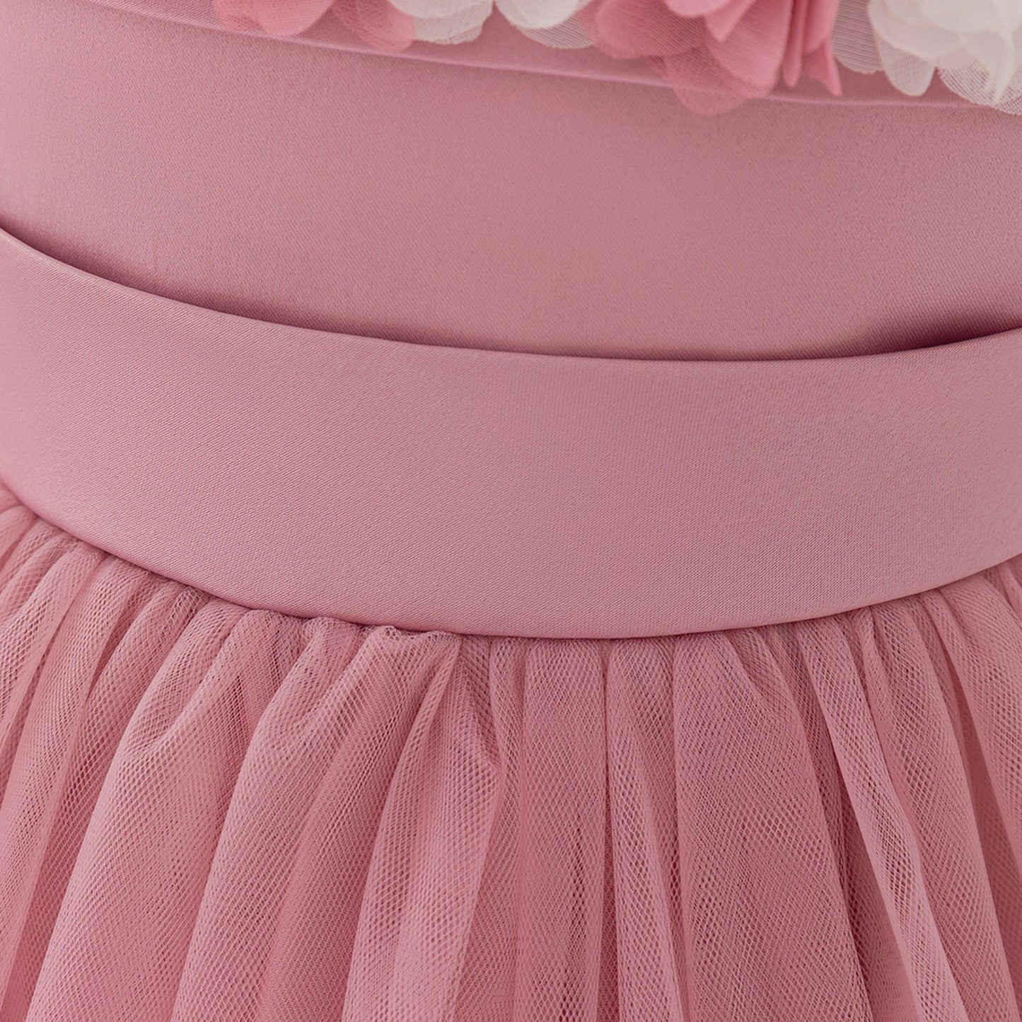 Cute Off-Shoulder Puffy Tulle Princess Dress for Toddler Girls