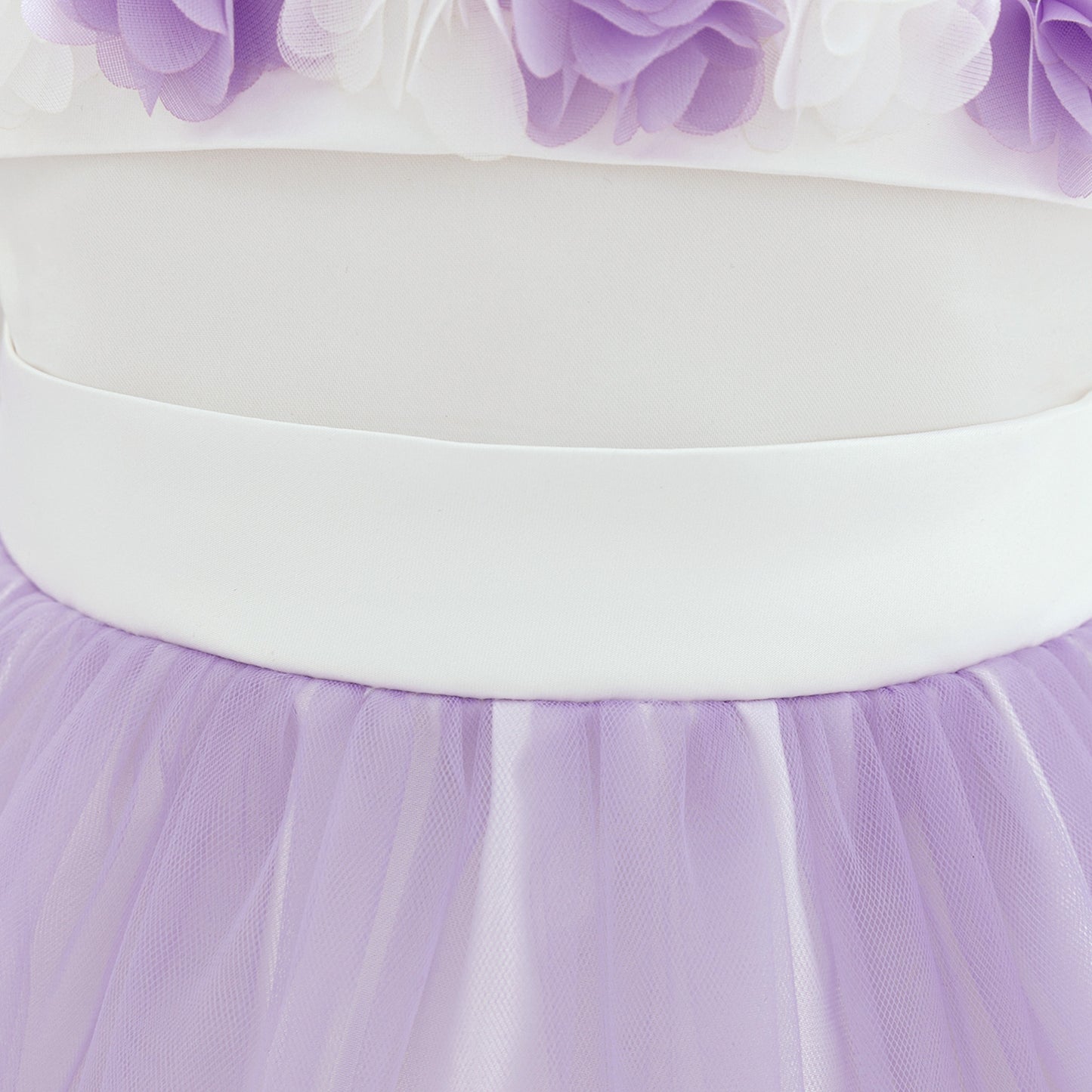 Cute Off-Shoulder Puffy Tulle Princess Dress for Toddler Girls