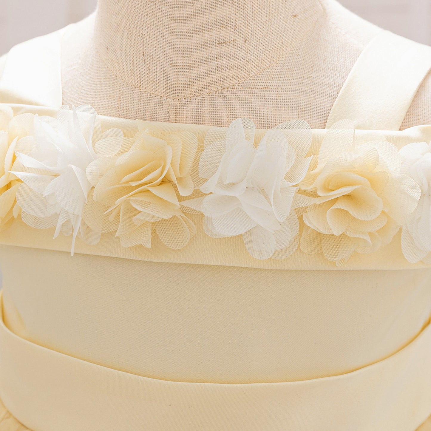 Cute Off-Shoulder Puffy Tulle Princess Dress for Toddler Girls
