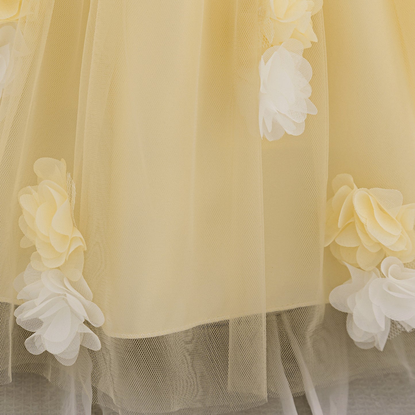 Cute Off-Shoulder Puffy Tulle Princess Dress for Toddler Girls