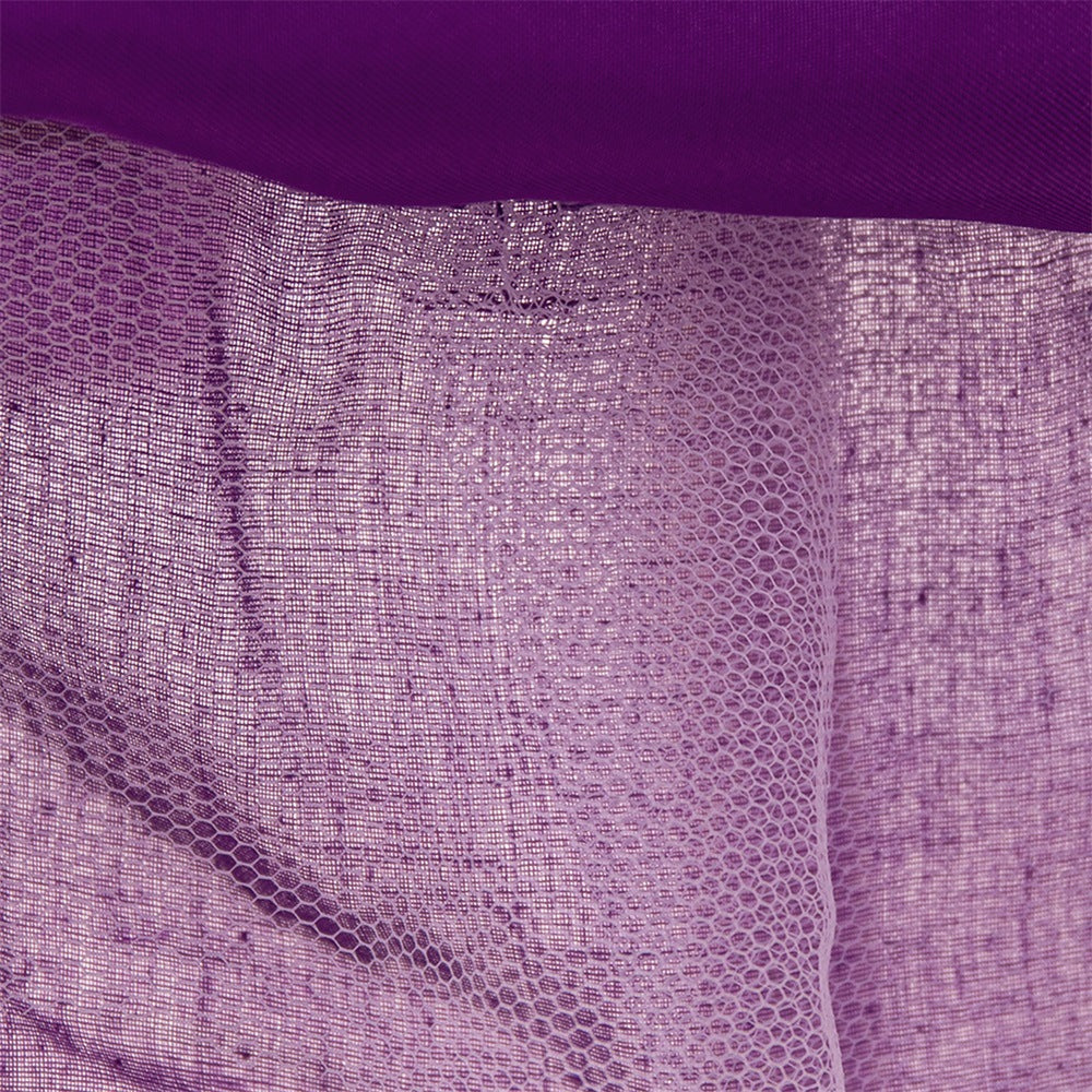 Cute Off-Shoulder Purple Satin Princess Dress for Girls – A-line Party & Wedding Outfit