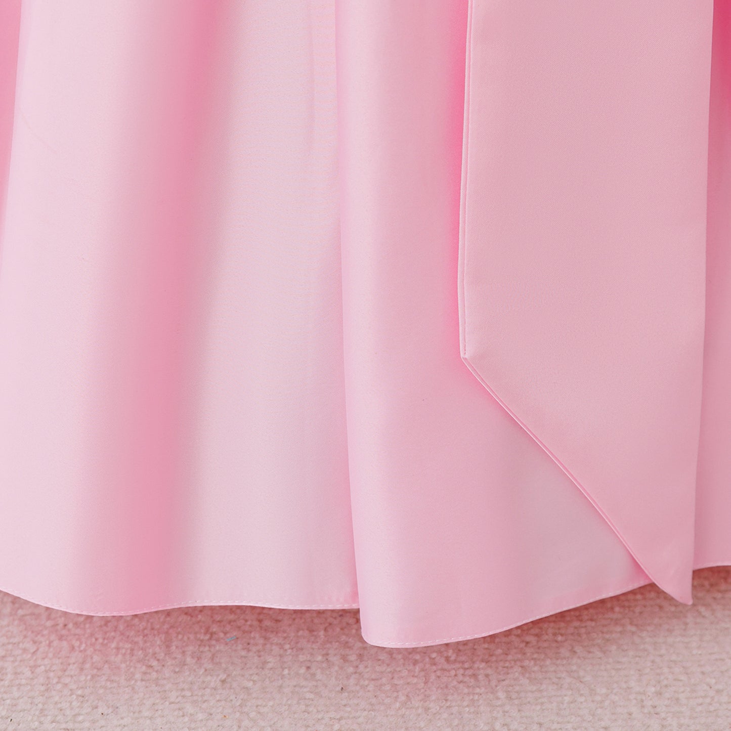 Cute Off-Shoulder Satin Maxi Dress for Girls with Bowknot | Formal & Party Dress