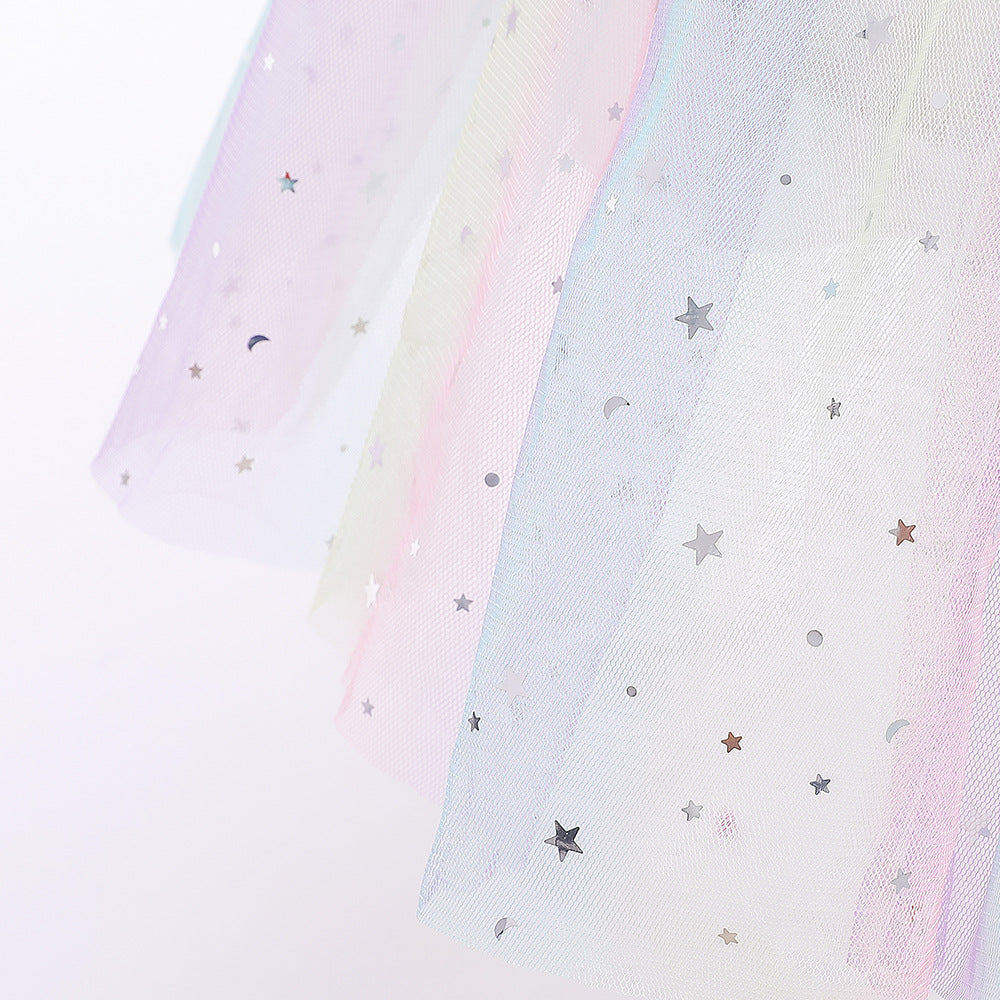 Off-Shoulder Sequin Princess Dress for Girls | Tea Length A-Line Kids Party Dress