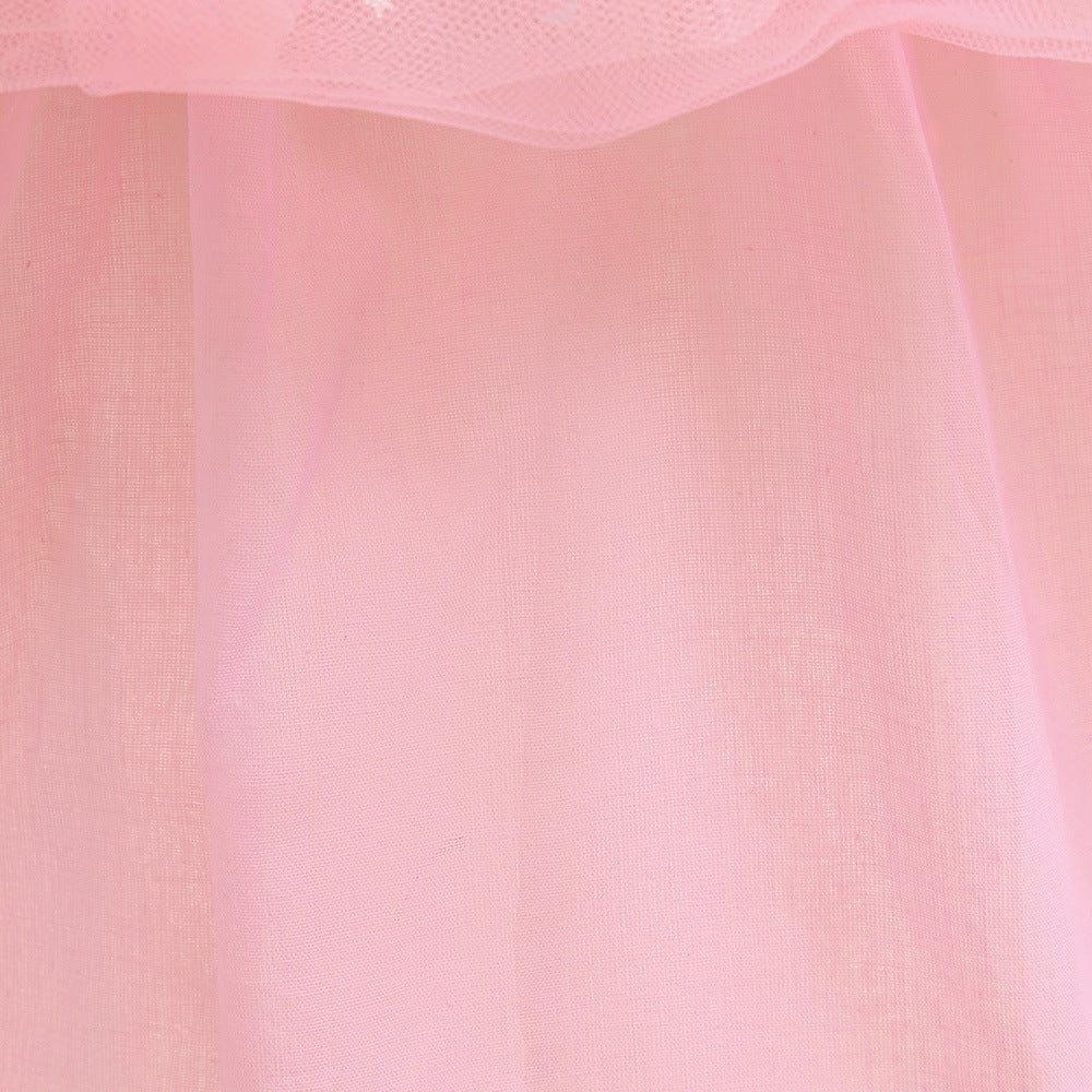 Off-Shoulder Sequin Princess Dress for Girls | Tea Length A-Line Kids Party Dress