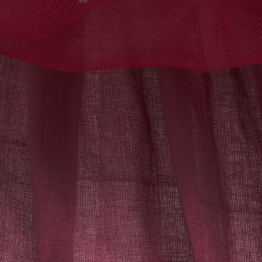 Off-Shoulder Sequin Princess Dress for Girls | Tea Length A-Line Kids Party Dress