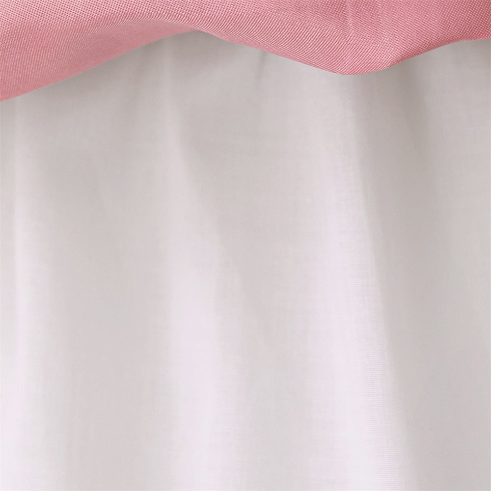 Pink Off-Shoulder Tulle Princess Dress for Girls (3-8 Years) – Sequins, Beads, Tea-Length