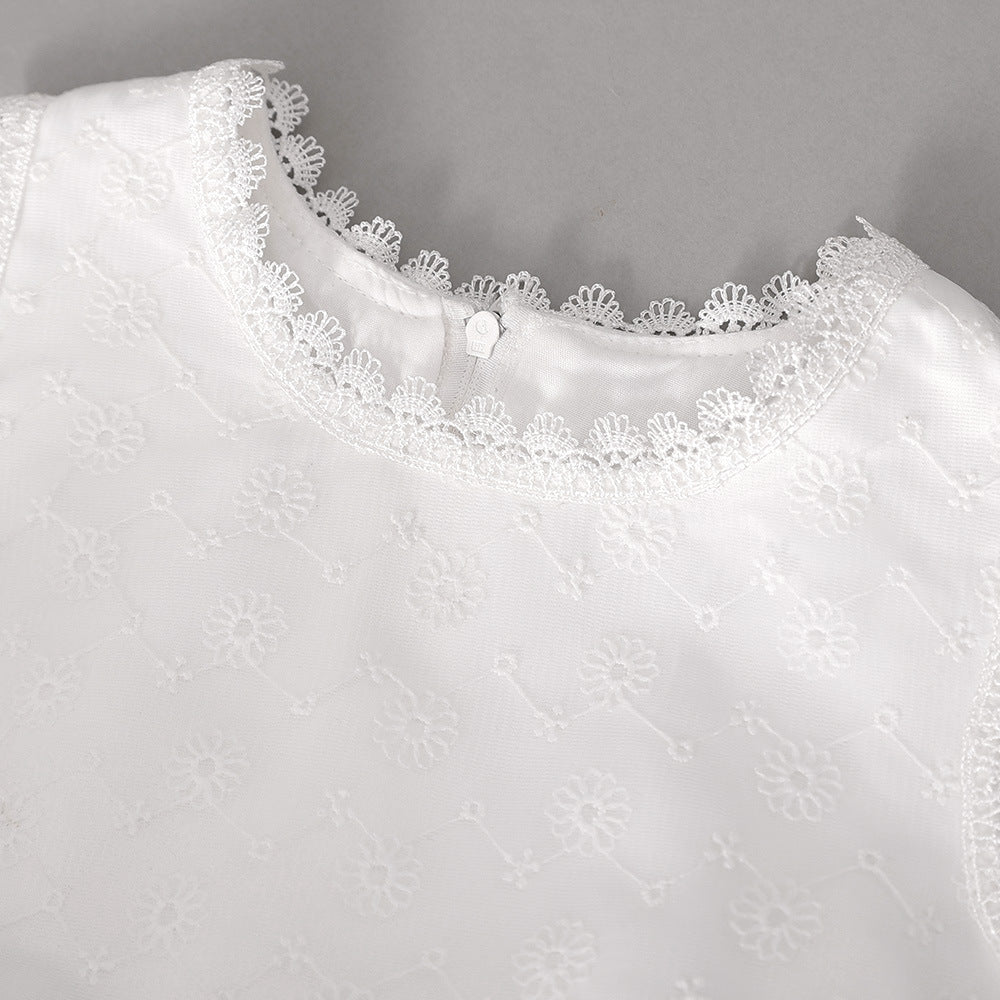 Princess Fairy Tulle A-Line Dress for Girls with Embroidery – Formal & Party Gown