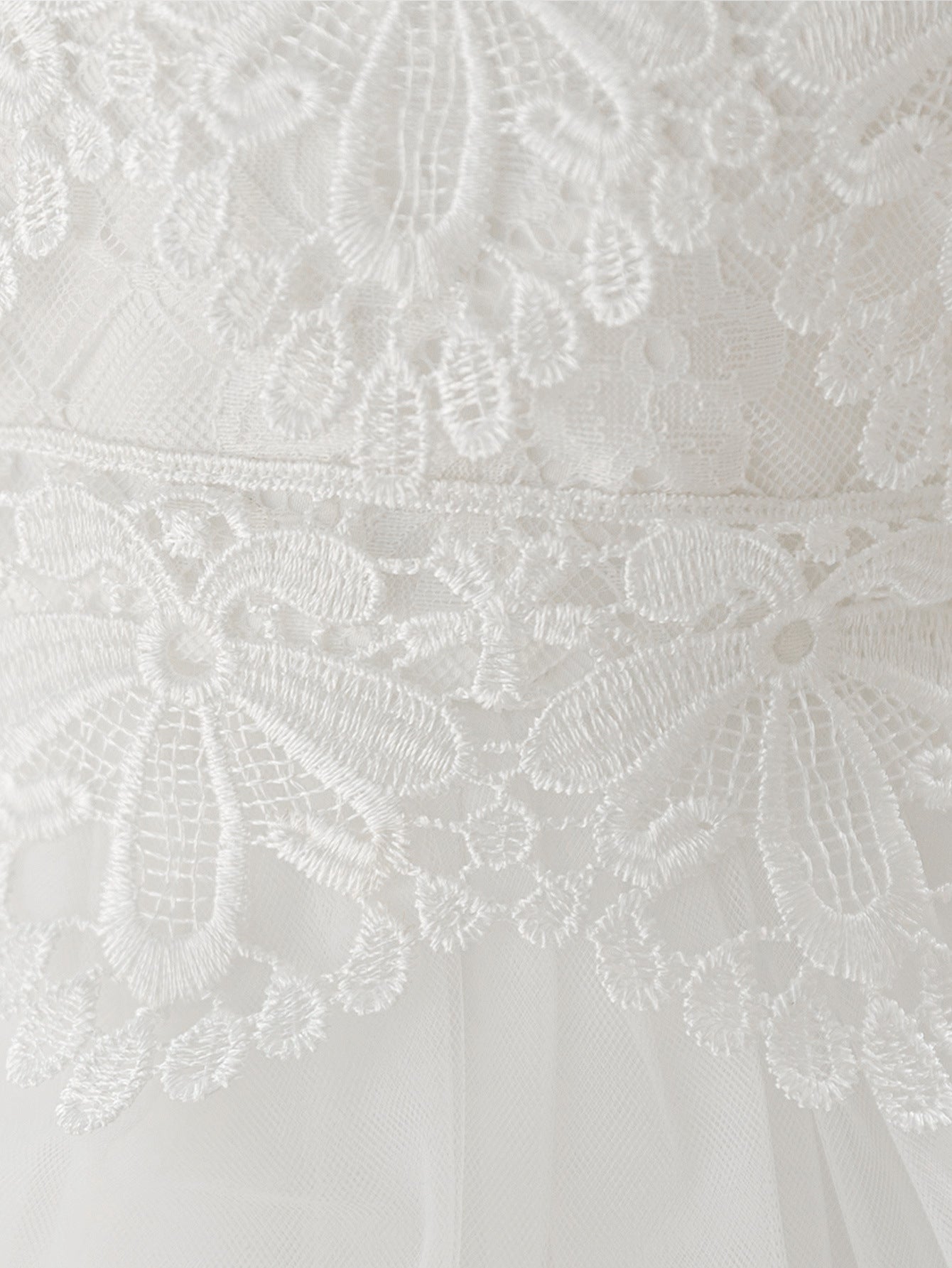 White Lace Princess Puff Dress for Baby Girls – Ball Gown, Tea Length, Special Occasions