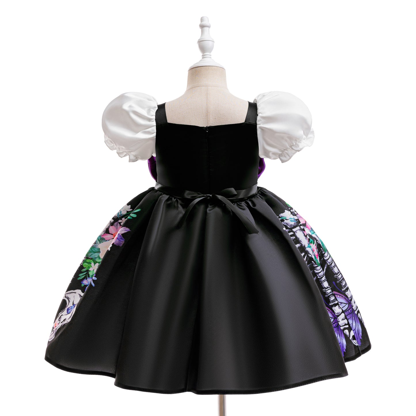 Kids Halloween Cartoon Bow Ball Gown Costume | Puffy Princess Dress