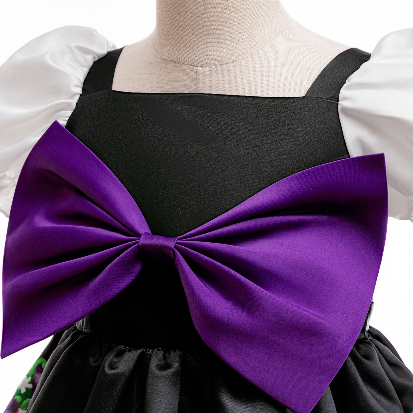 Kids Halloween Cartoon Bow Ball Gown Costume | Puffy Princess Dress