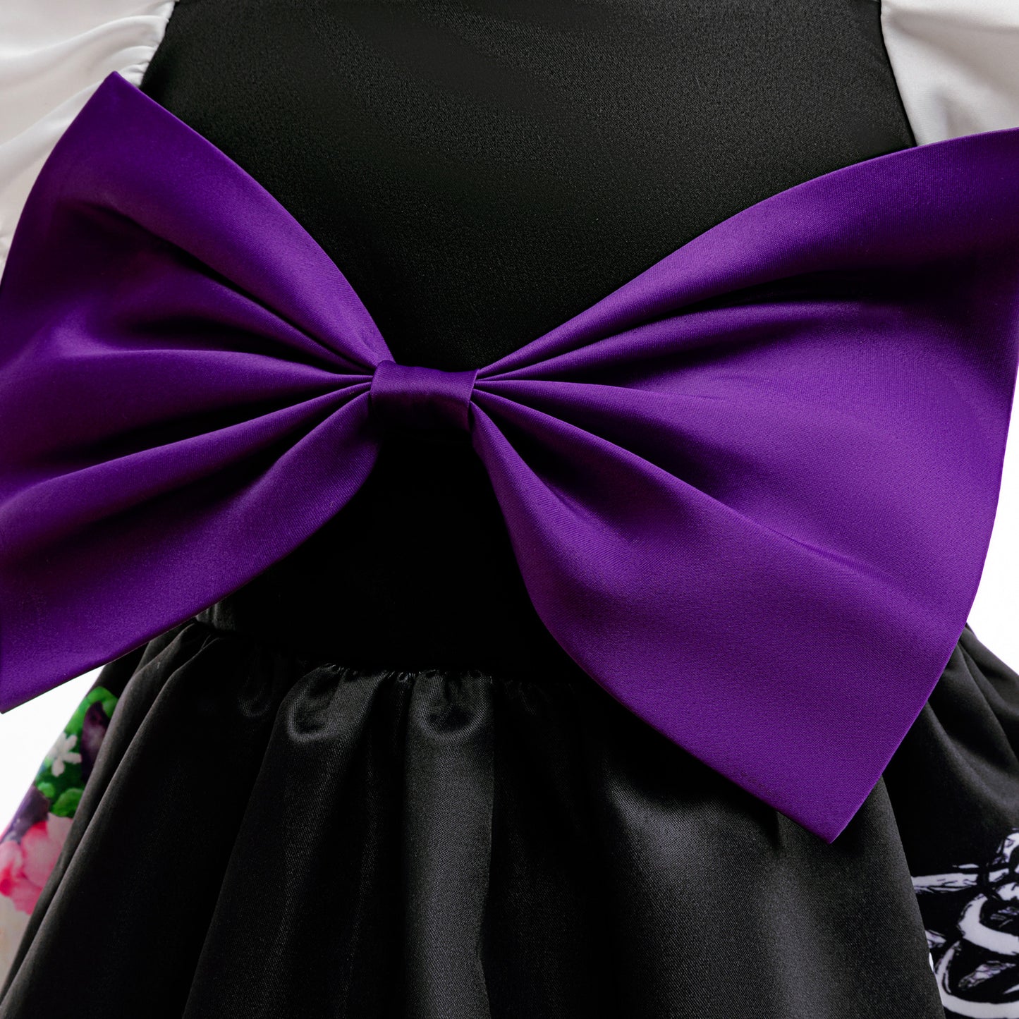 Kids Halloween Cartoon Bow Ball Gown Costume | Puffy Princess Dress