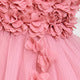 Princess & Fairy High-Low Tulle Dress with Floral Embroidery for Girls Aged 5-13