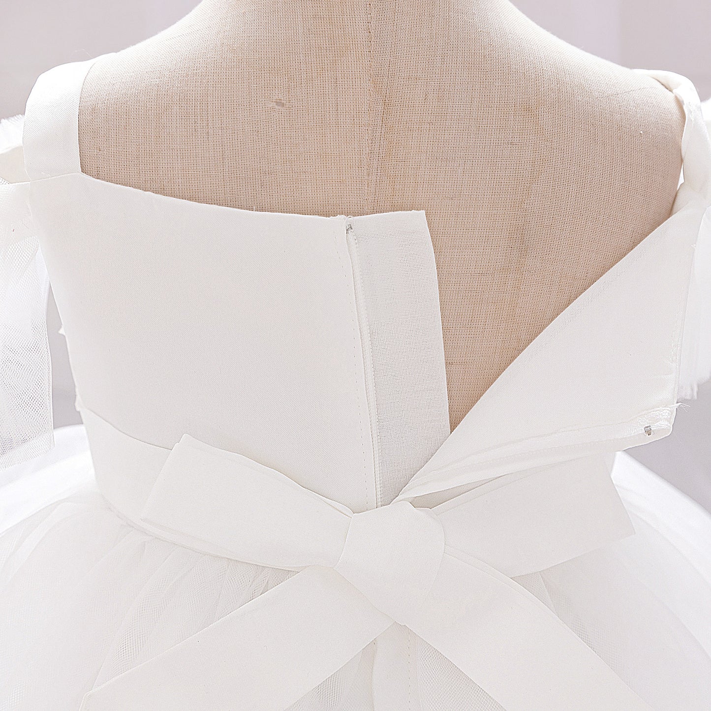 Off-Shoulder Princess Puffy Ball Gown Dress for Kids | Flower Girl & Birthday Party