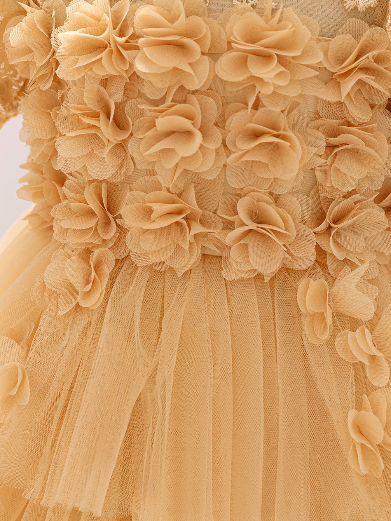 Princess Puffy High-Low Tulle Ball Gown for Girls – Party, Wedding & Event Dress (9M-4Y)