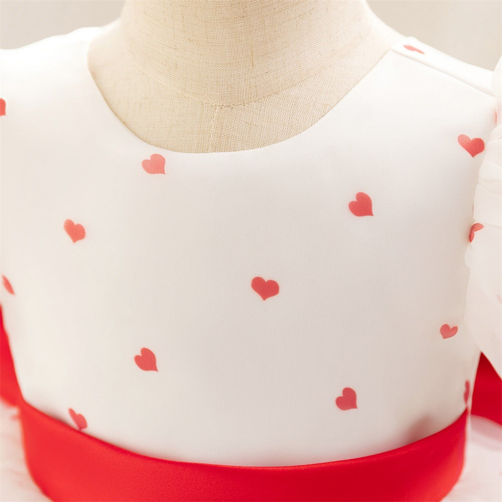 Princess Puffy Tulle Floral Dress for Baby Girls – Elegant Party & Flower Girl Outfit