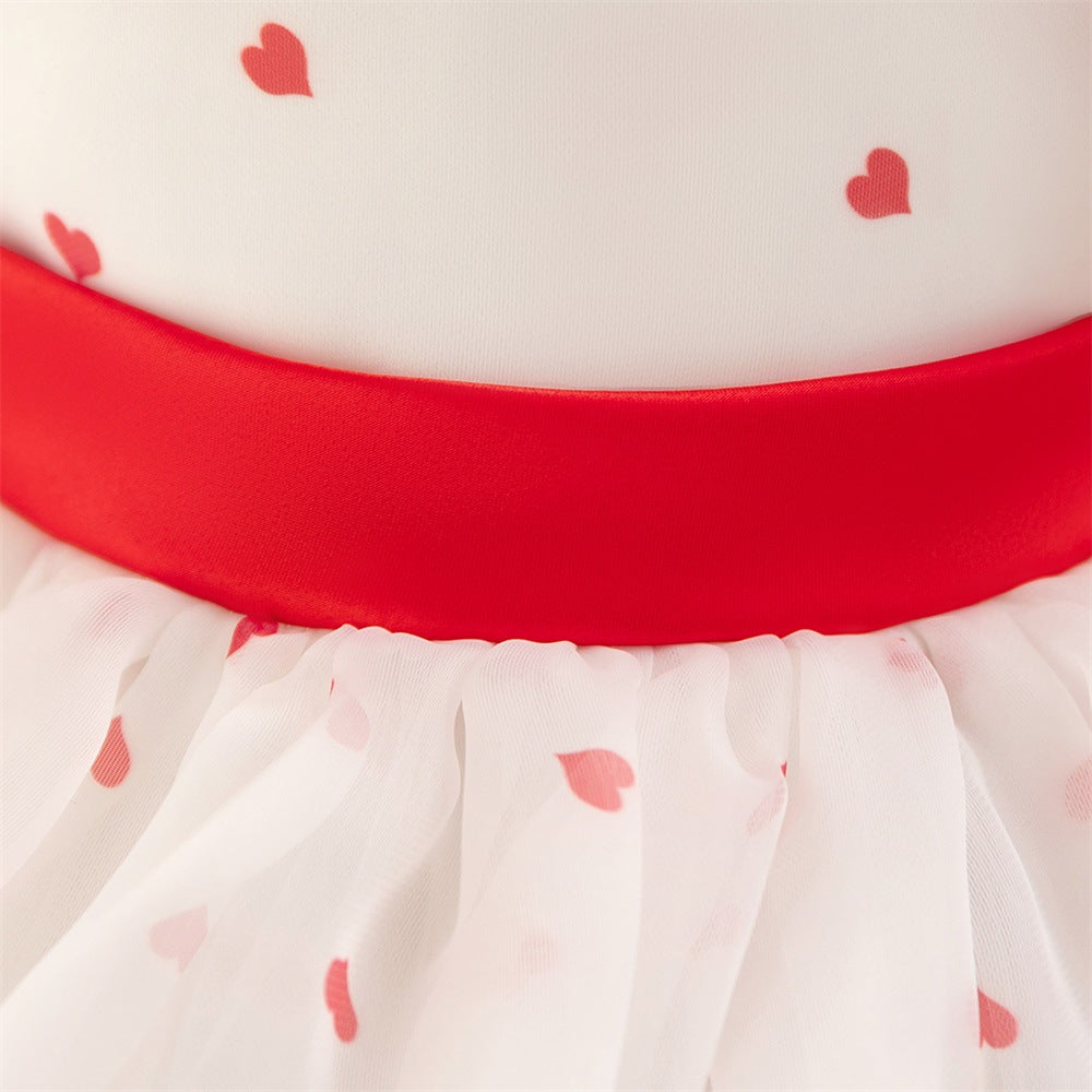 Princess Puffy Tulle Floral Dress for Baby Girls – Elegant Party & Flower Girl Outfit