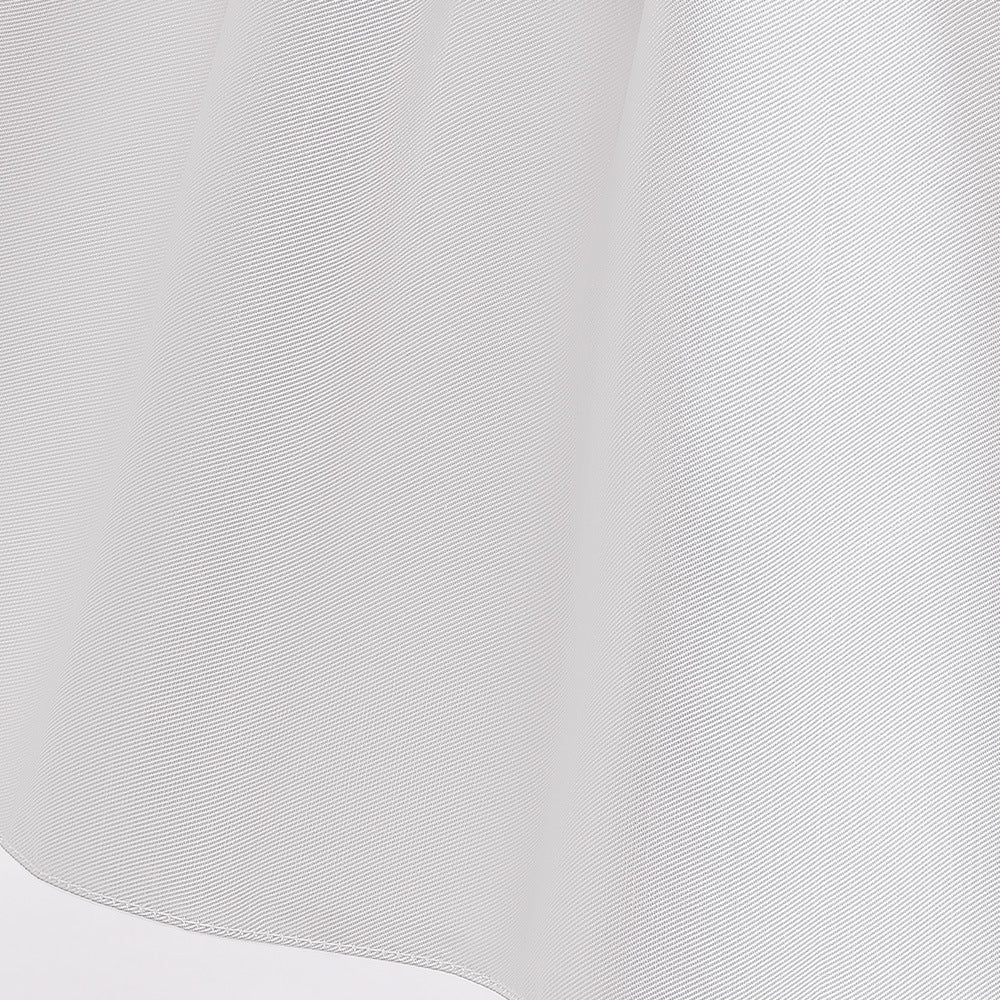 Princess Satin Puff Sleeve Flower Girl Dress - Tea Length White Party & Wedding Gown for Kids
