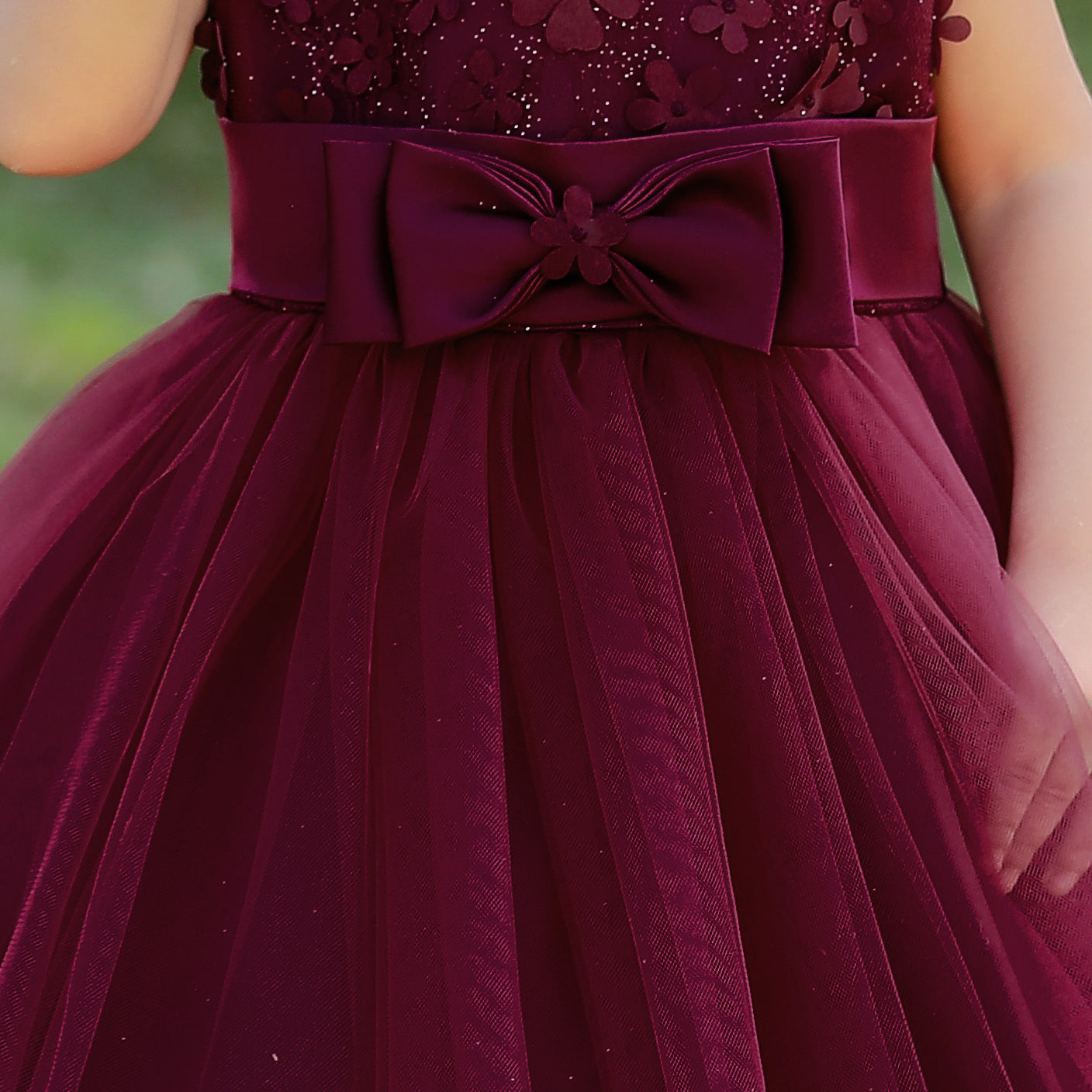 Princess Tulle Ball Gown for Baby Girls Tea Length for Party & Wedding