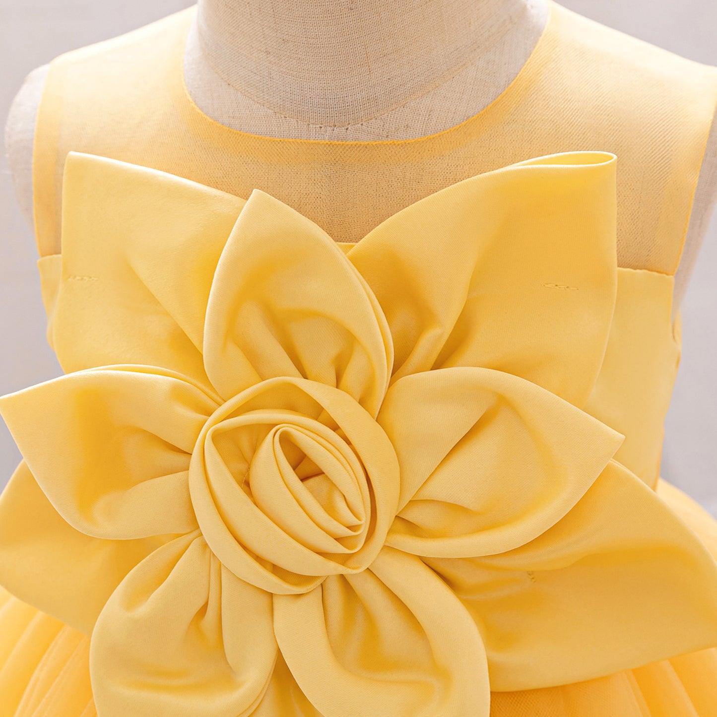 Puffy Mesh Princess Ball Gown Dress for Girls 9 Months–4 Years