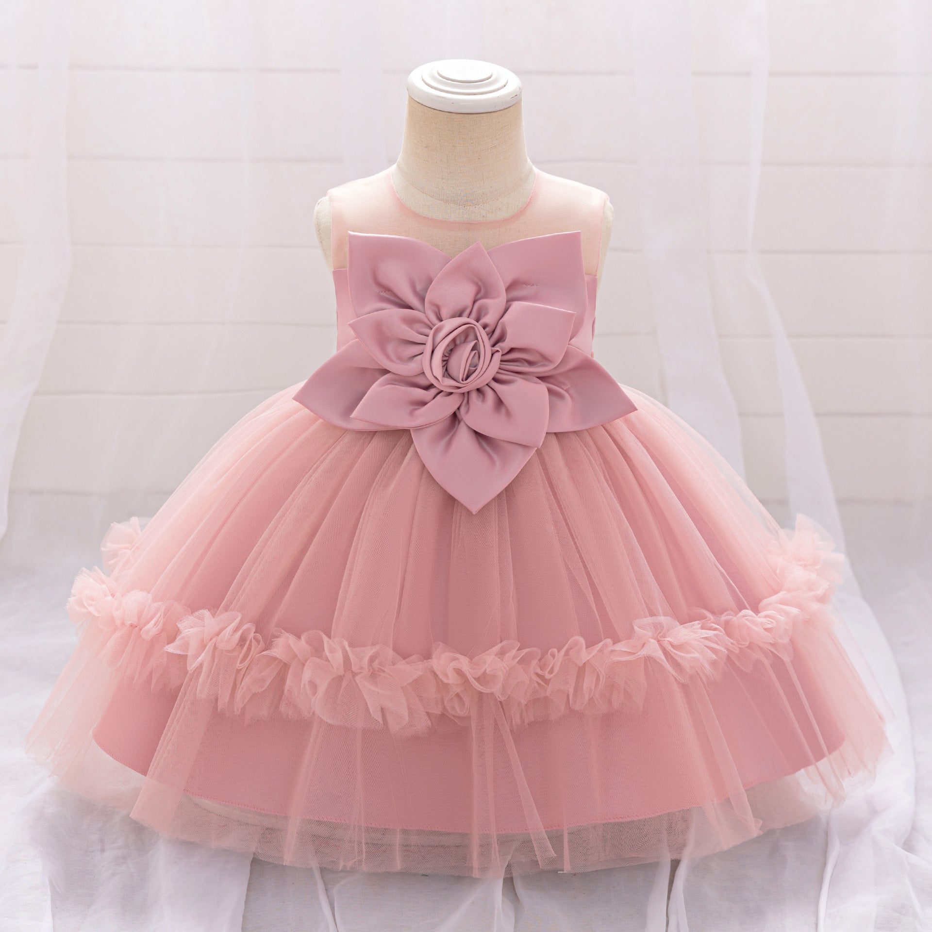 Frocklet Puffy Mesh Princess Ball Gown Dress for Girls 9 Months–4 Years 1
