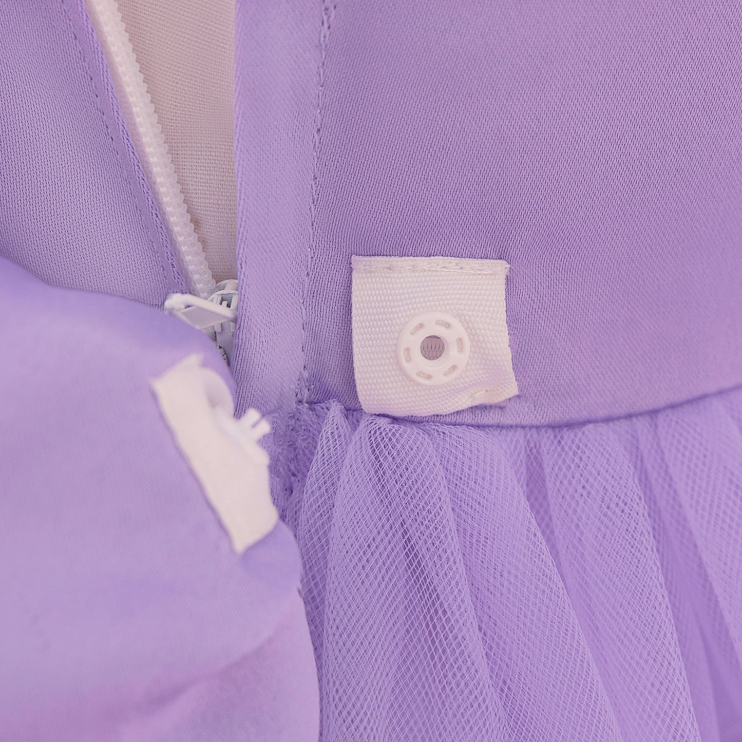 Puffy Off-Shoulder Princess Dress for Girls | High-Low Mesh Flower Girl Gown