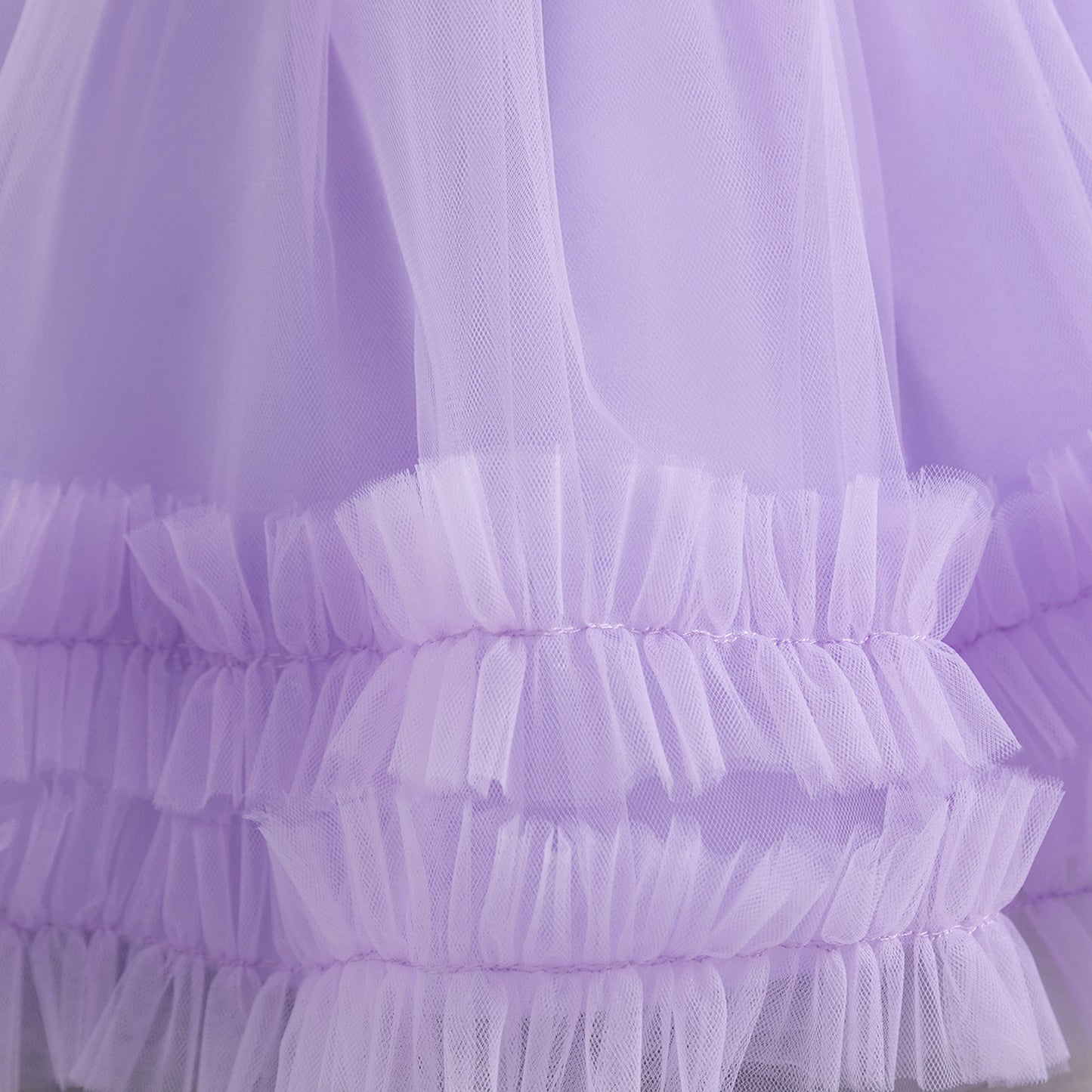 Cute Puffy Princess Dress for Toddlers – Sequin Tulle Ball Gown