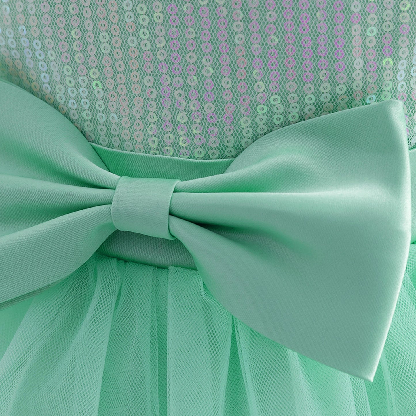 Cute Puffy Princess Dress for Toddlers – Sequin Tulle Ball Gown