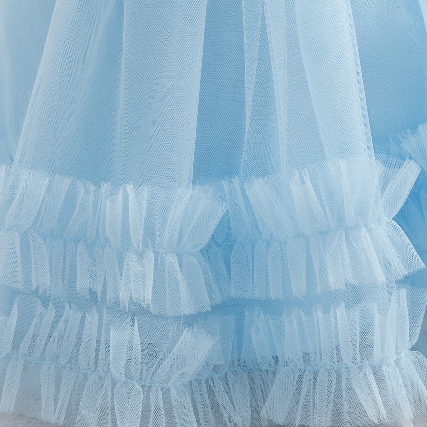 Cute Puffy Princess Dress for Toddlers – Sequin Tulle Ball Gown