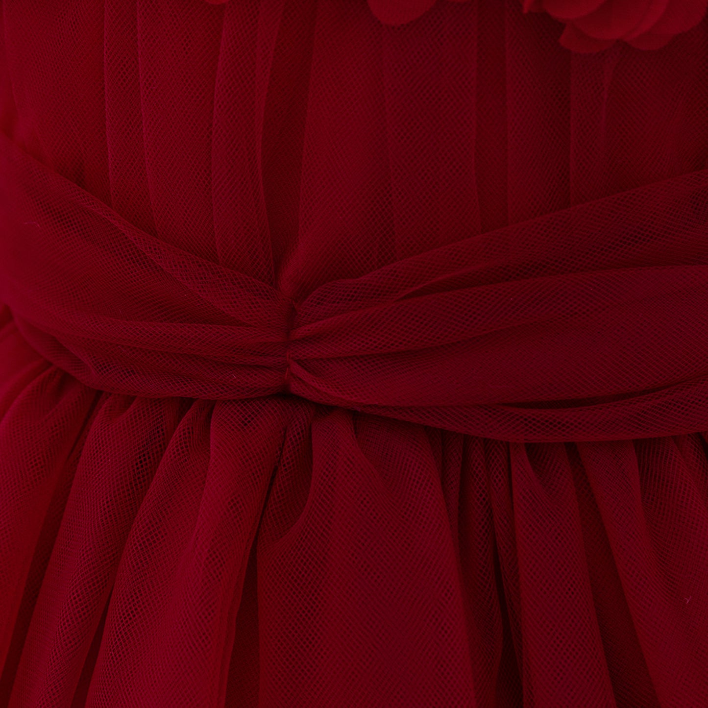 Cute Puffy Tulle Ball Gown Princess Dress for Toddlers - Square Neck Tea Length