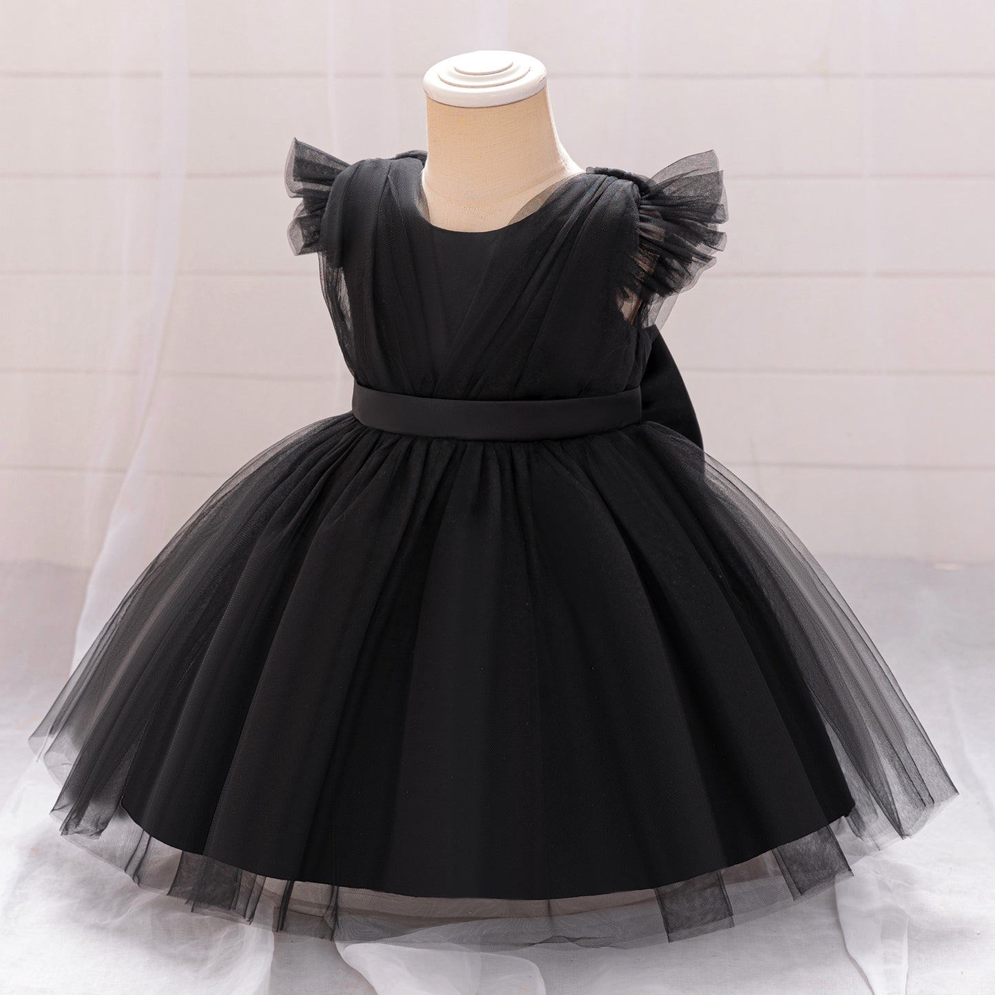 Puffy Bowknot Tulle Princess Dress for Girls | Ball Gown Party Dress