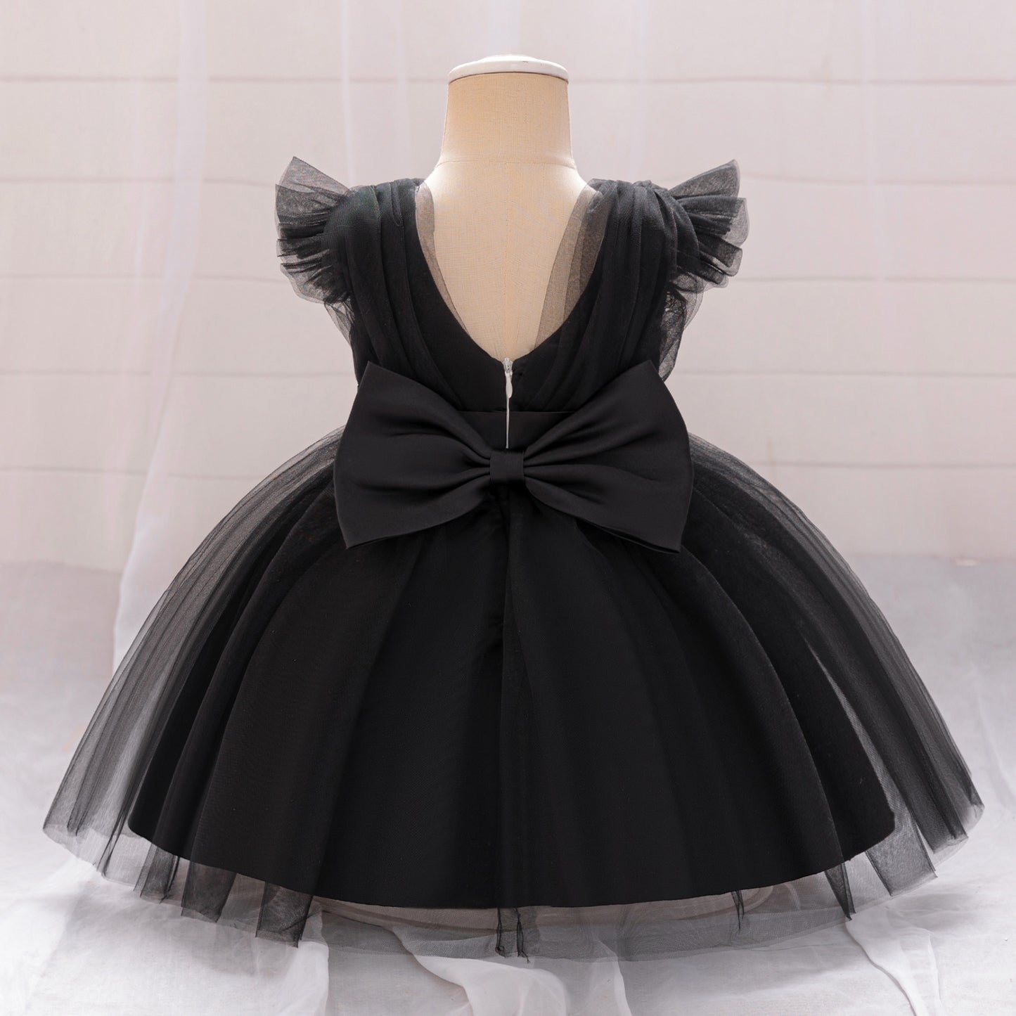 Puffy Bowknot Tulle Princess Dress for Girls | Ball Gown Party Dress