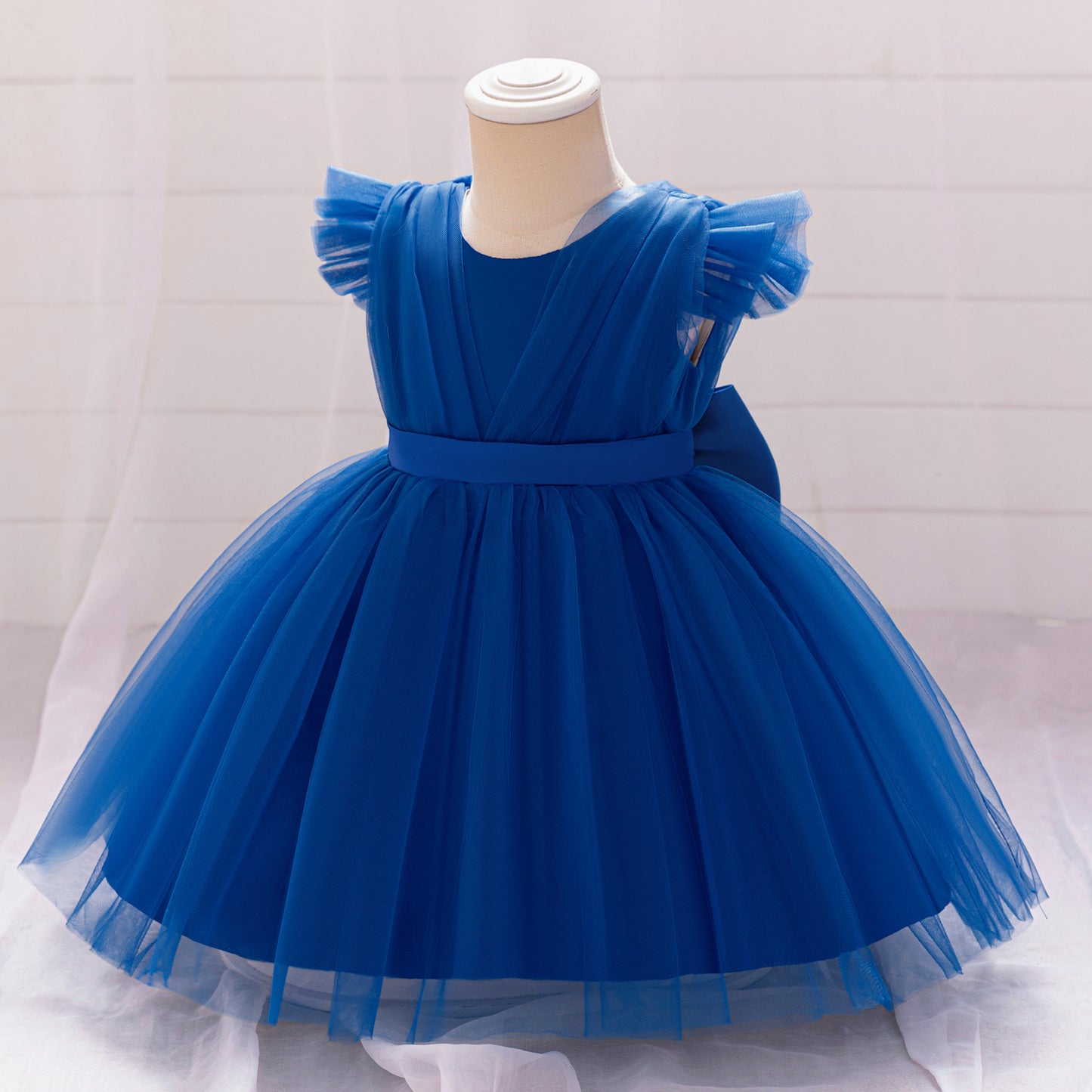 Puffy Bowknot Tulle Princess Dress for Girls | Ball Gown Party Dress