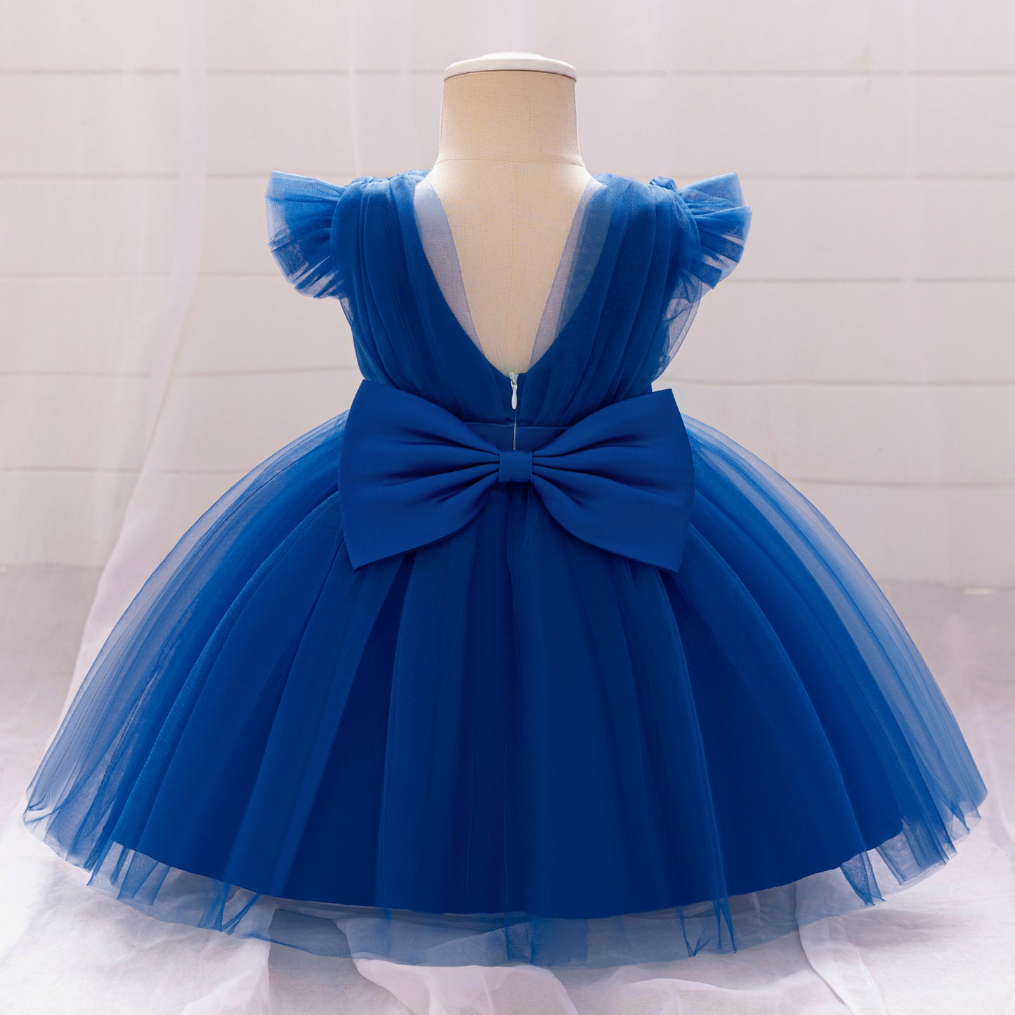 Puffy Bowknot Tulle Princess Dress for Girls | Ball Gown Party Dress
