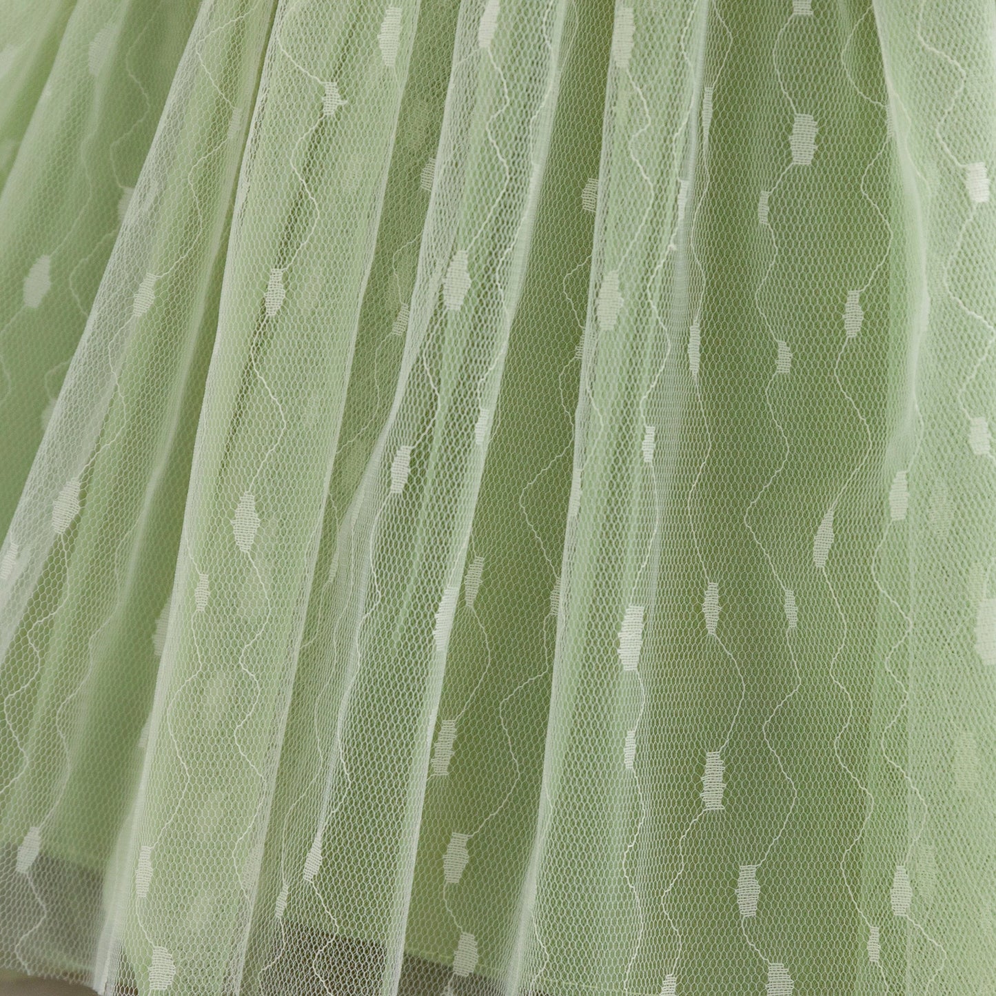 Puffy Tulle Flower Girl Princess Dress with Bow | Cute Bubble Sleeve Toddler Gown