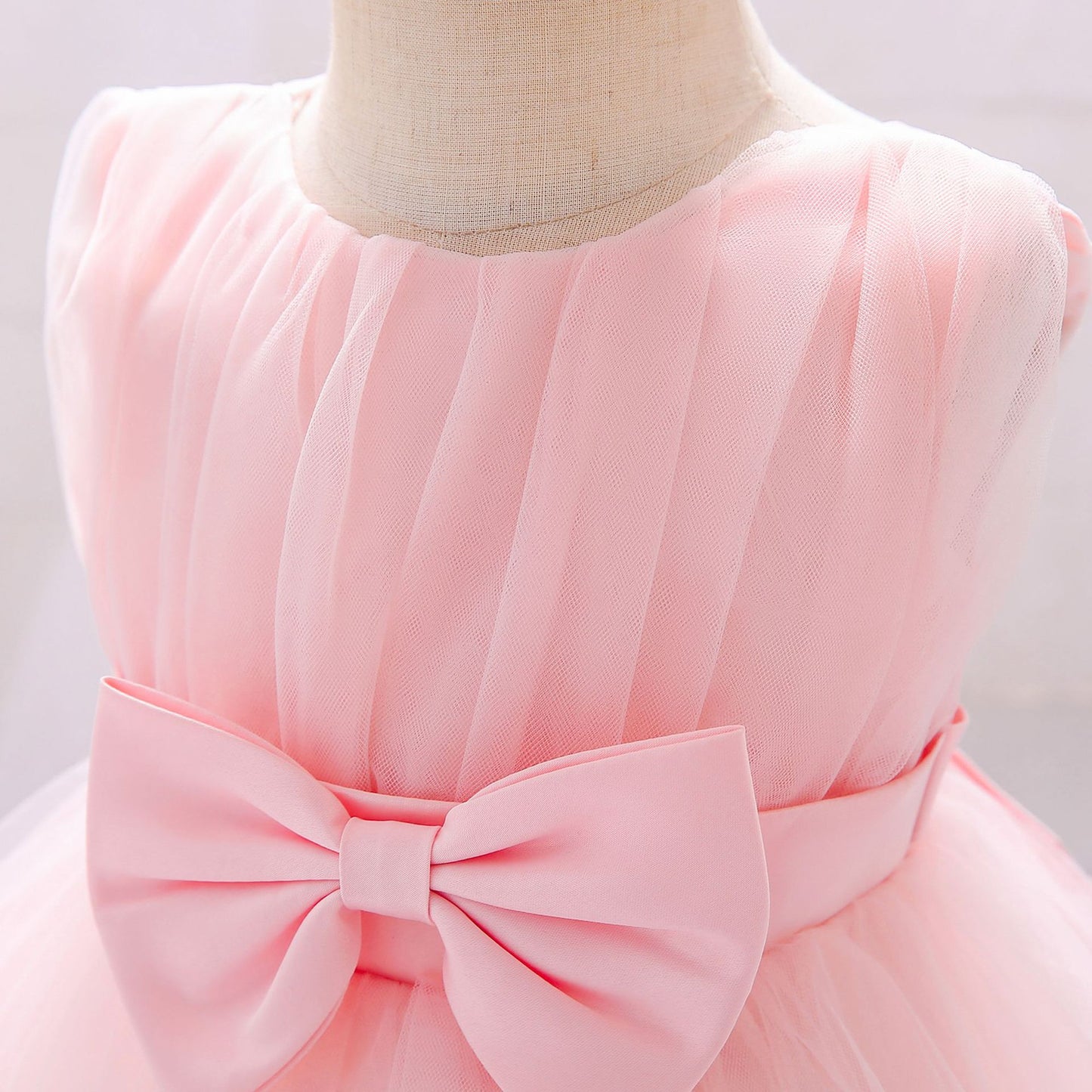 Puffy Tulle Toddler Princess Dress – Tea-Length Party & Flower Girl Gown