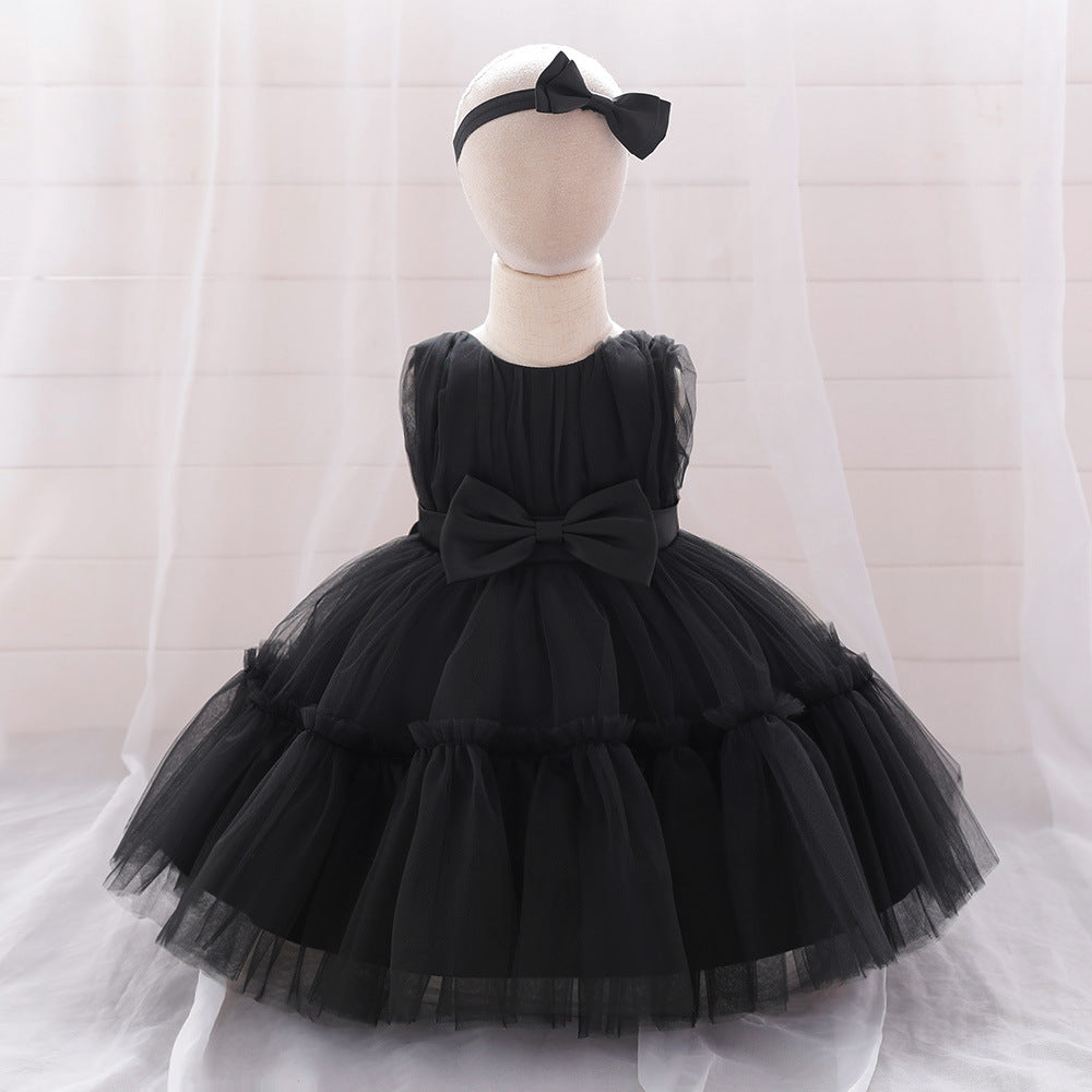 Puffy Tulle Toddler Princess Dress – Tea-Length Party & Flower Girl Gown