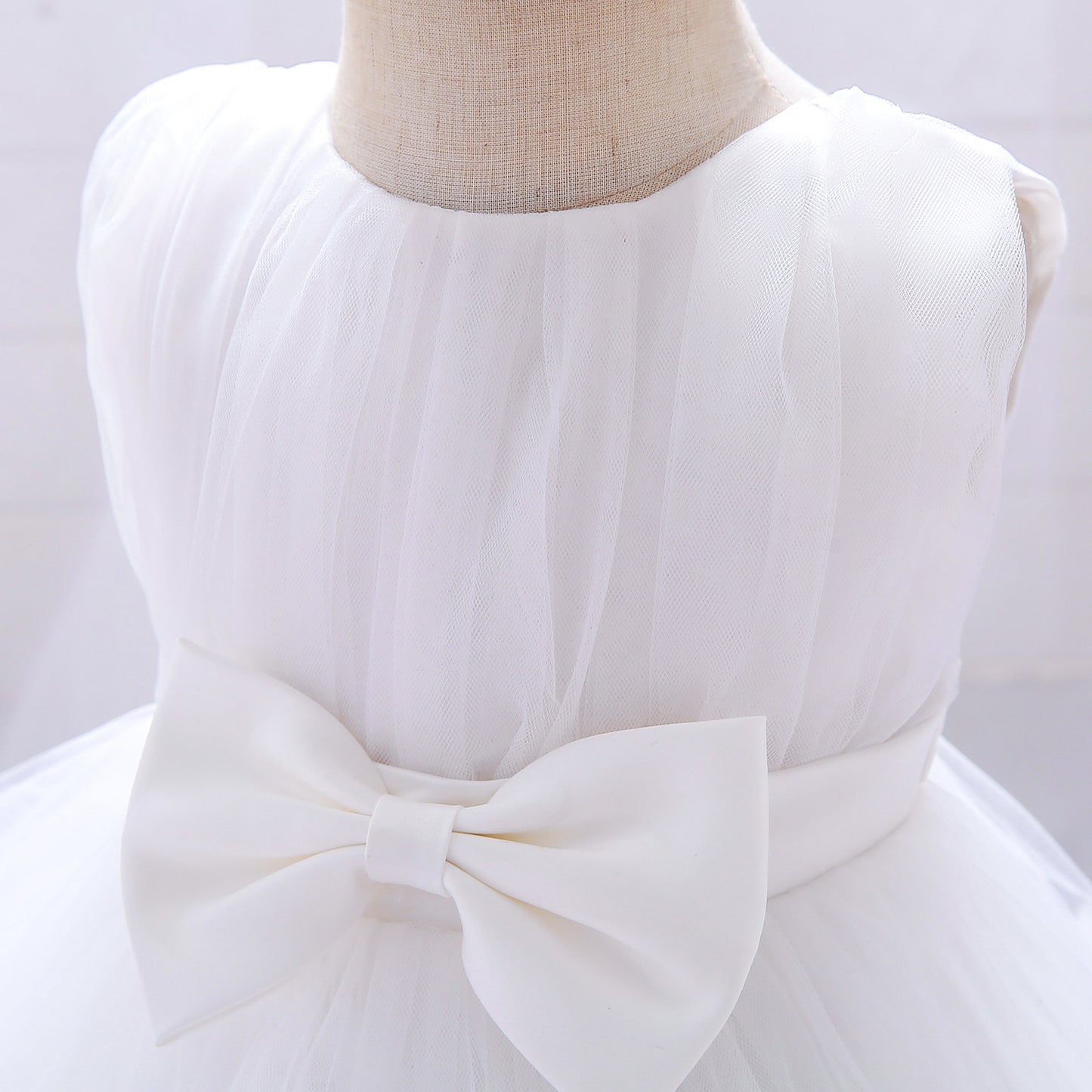 Puffy Tulle Toddler Princess Dress – Tea-Length Party & Flower Girl Gown