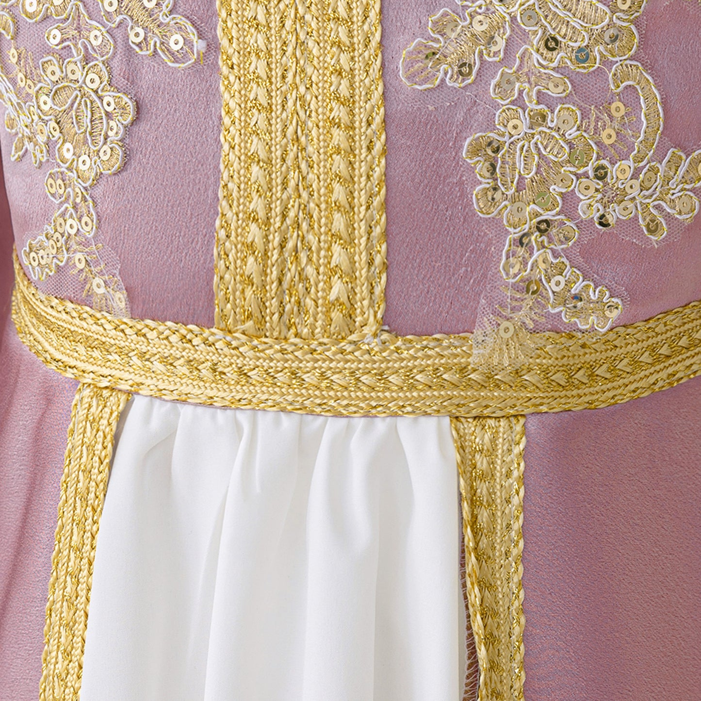 Purple Sequined Lace A-Line Maxi Dress for Girls 3-8 Years – Party, Wedding & Festival Outfit