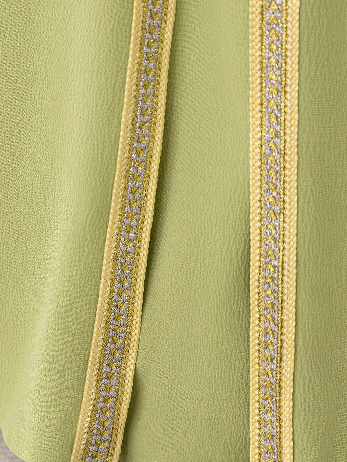 Sage Green Embroidered Maxi Dress with Bowknot for Girls (Ages 3-8)