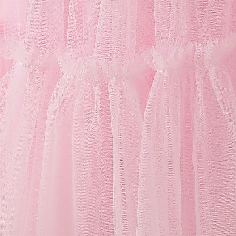 Sparkly A-Line Maxi Princess Dress for Girls | Sequin & Bowknot Formal Gown