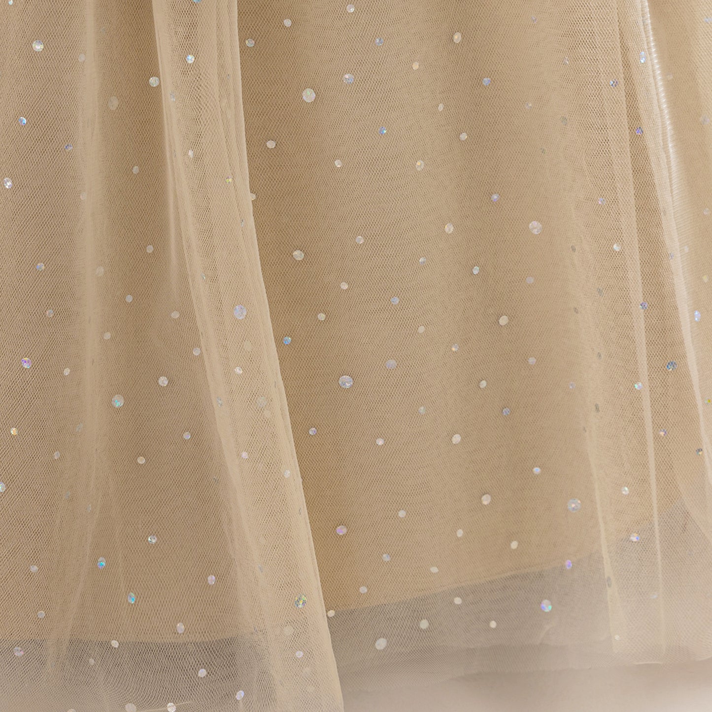 Sequin Bowknot Maxi Dress for Girls – Sparkly Party & Flower Girl Gown